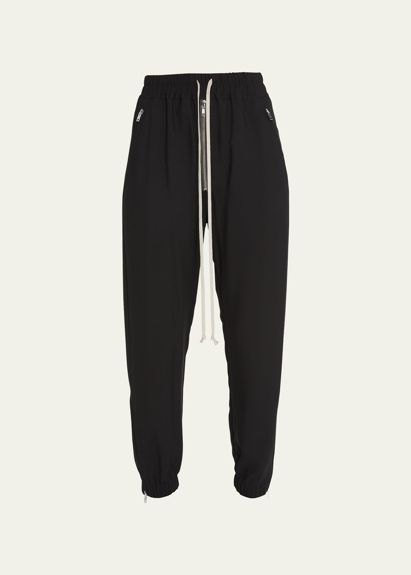 zip cuff track pants