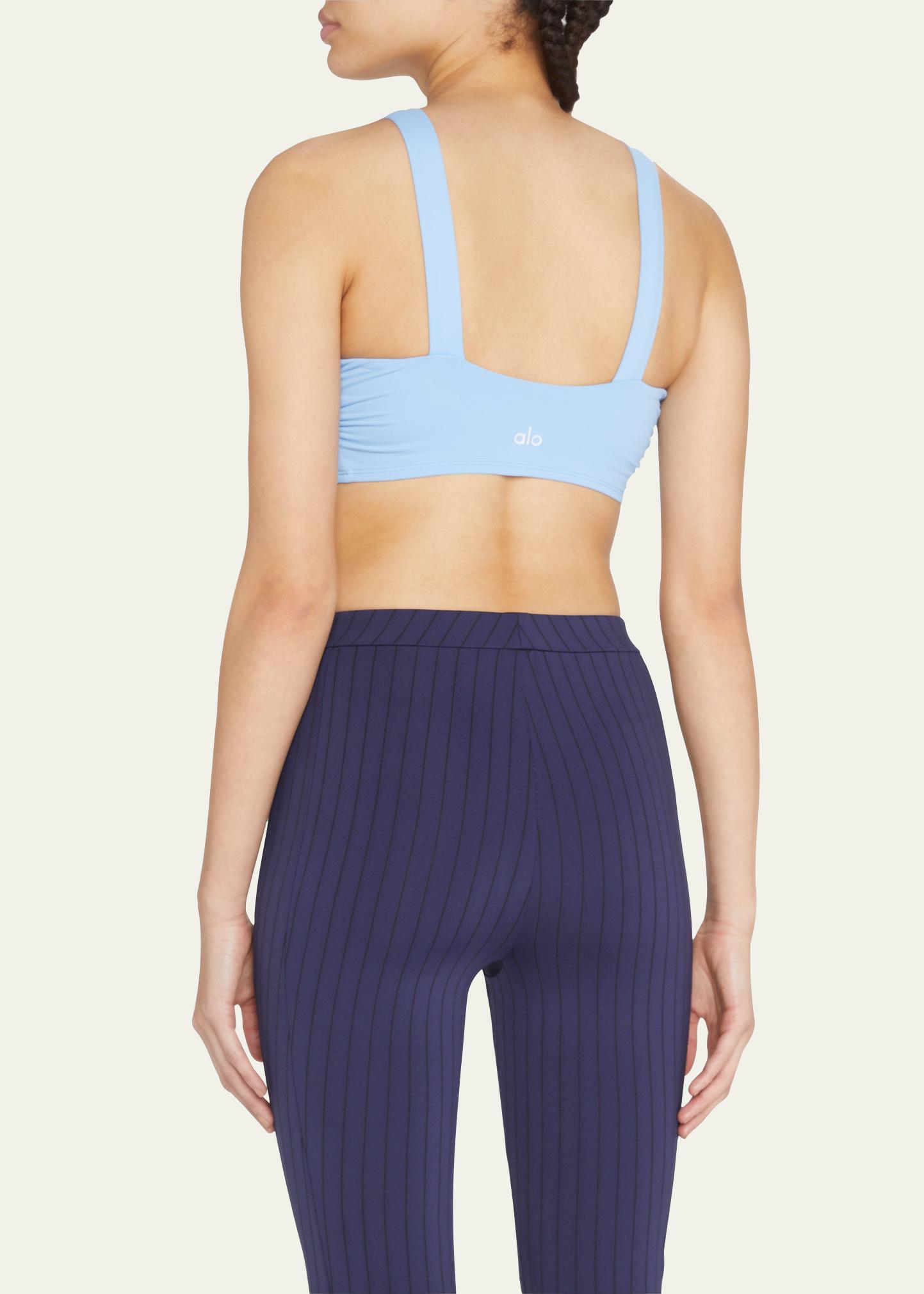 Alo Yoga Airbrush Cinch Sports Bra - Low-Impact - Bergdorf Goodman