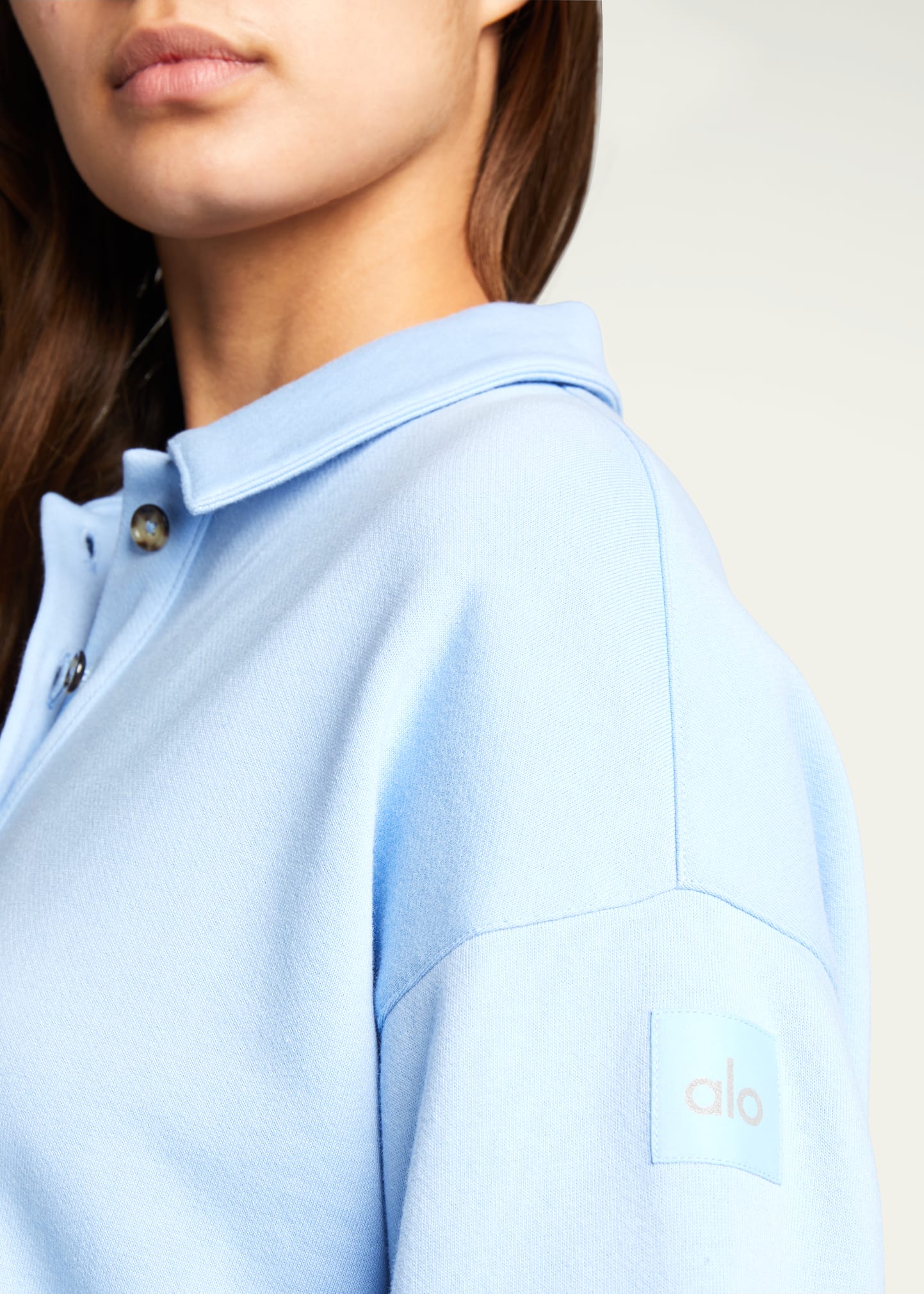 alo POLO HENLEY PULLOVER ポロヘンリープルオーバー Alo Yoga（アロヨガ）の「【alo】POLO HENLEY PULLOVER ポロ