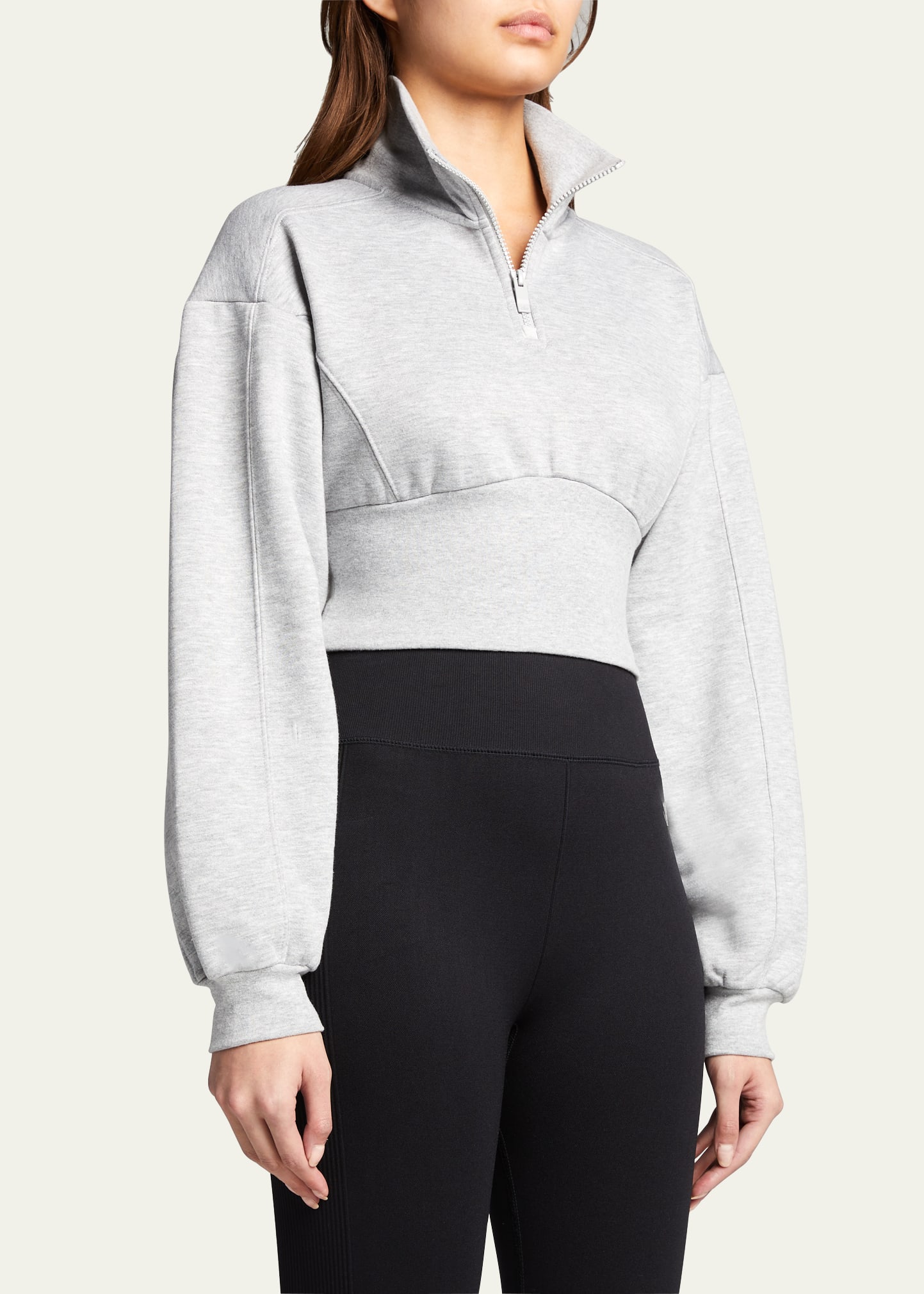 Alo Yoga Vixen Fleece Quarter-Zip Sweatshirt - Bergdorf Goodman