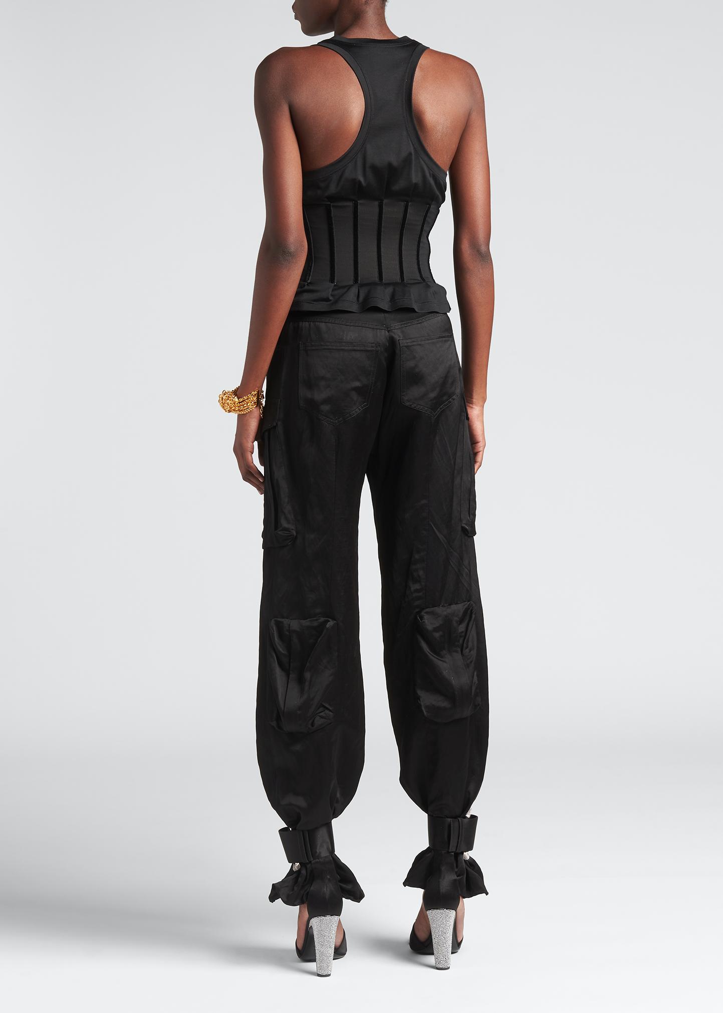 TOM FORD Corset Silk Jersey Tank Top - Bergdorf Goodman