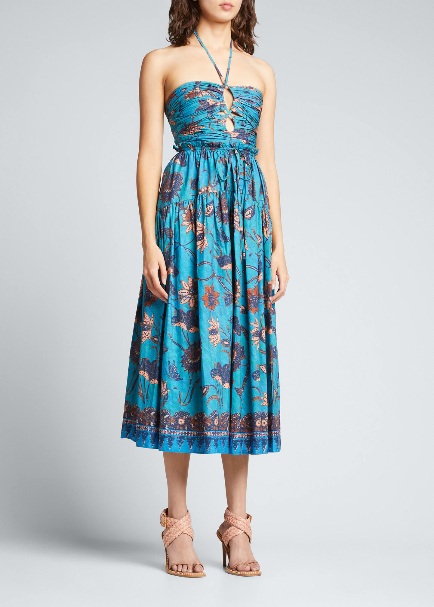 Ulla Johnson Ella Cutout Halter Dress - Bergdorf Goodman
