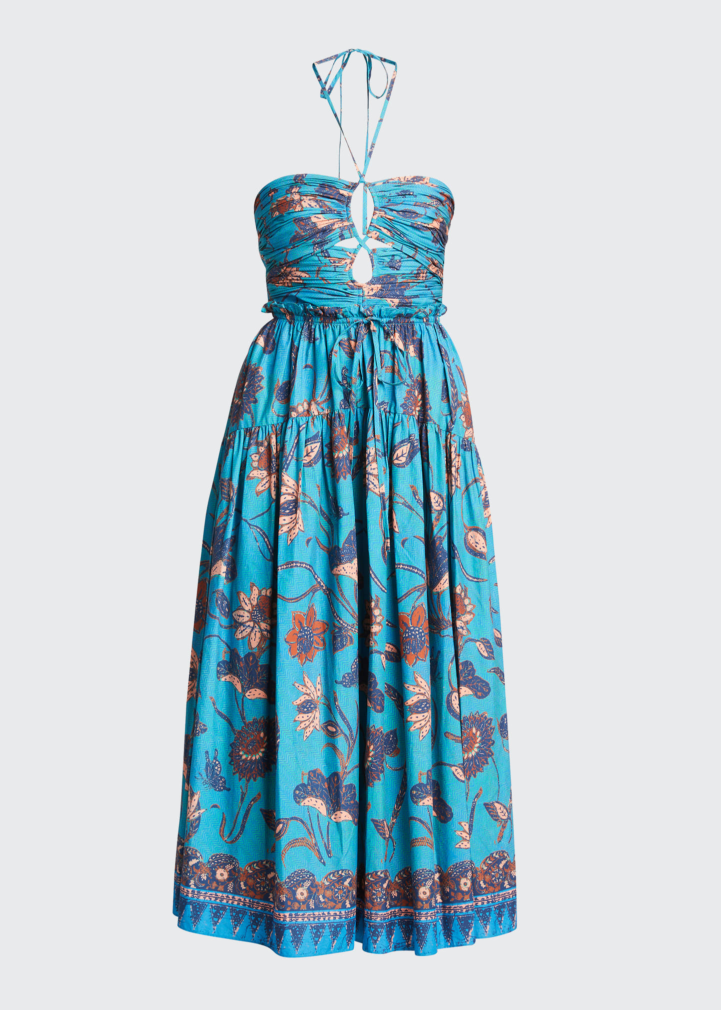 chinese dress ladies Ella Cowl Neck Satin Dress