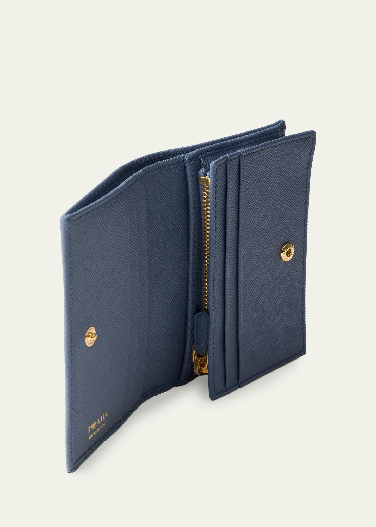 Prada Small Saffiano Leather Wallet - Bergdorf Goodman