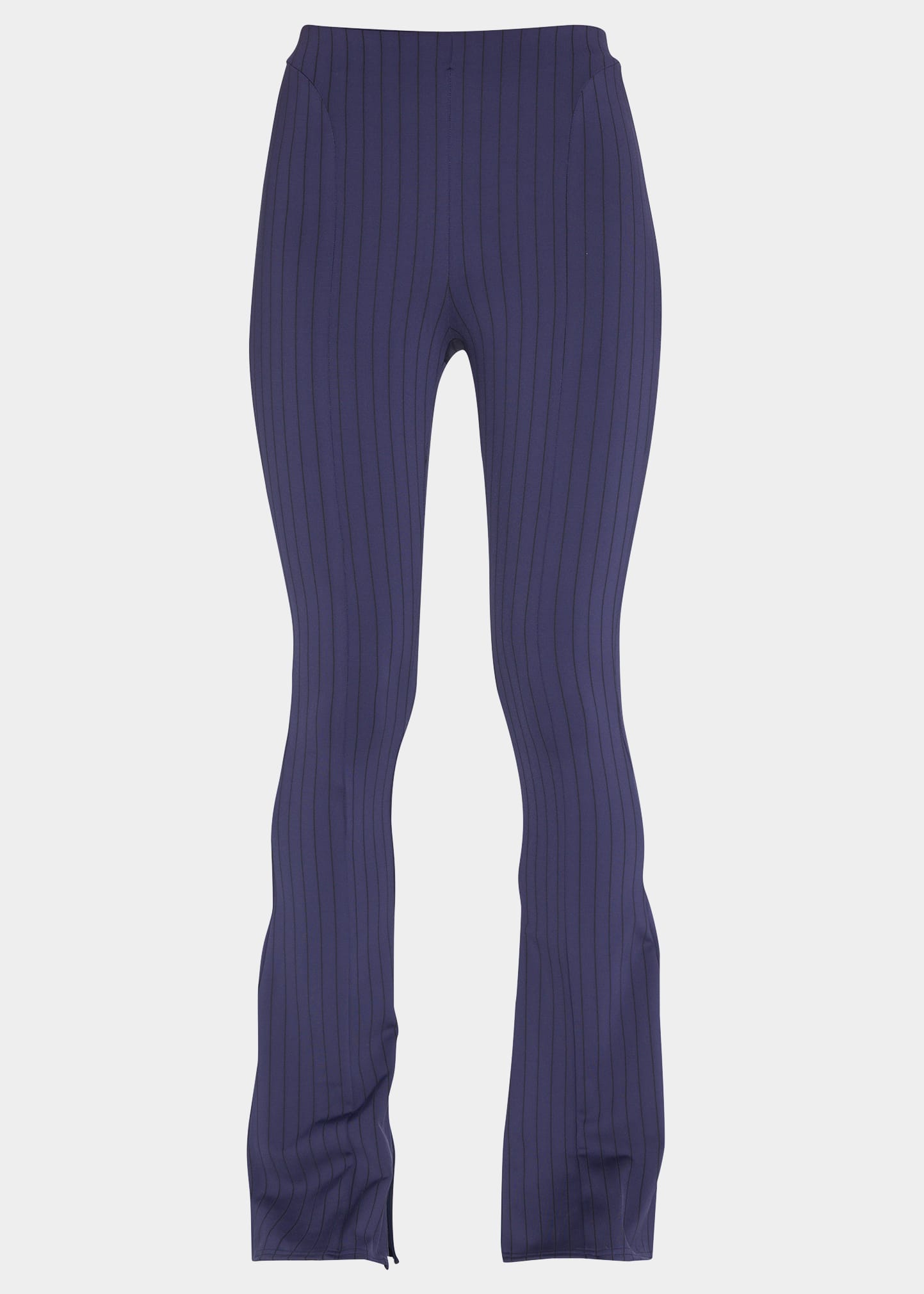 Alo Yoga High-Waist Pinstripe Zip-It Flare Leggings - Bergdorf Goodman