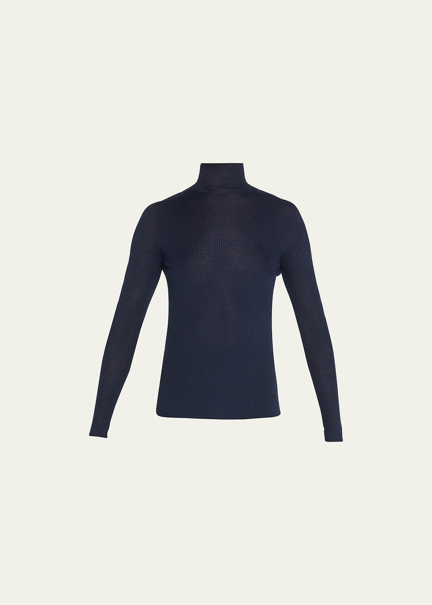 Akris Seamless Turtleneck Wool-Silk Sweater