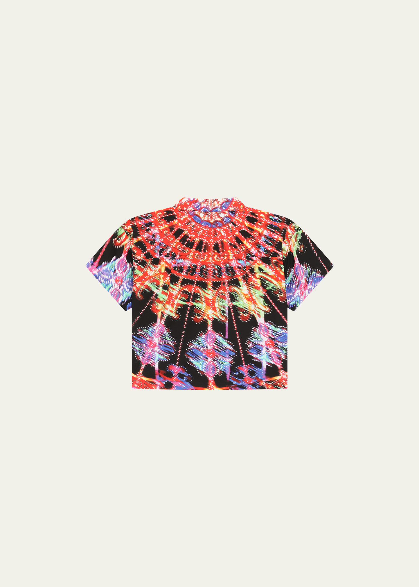 Dolce&Gabbana Kid's Luminary-Print Poplin Shirt, Size 8-12