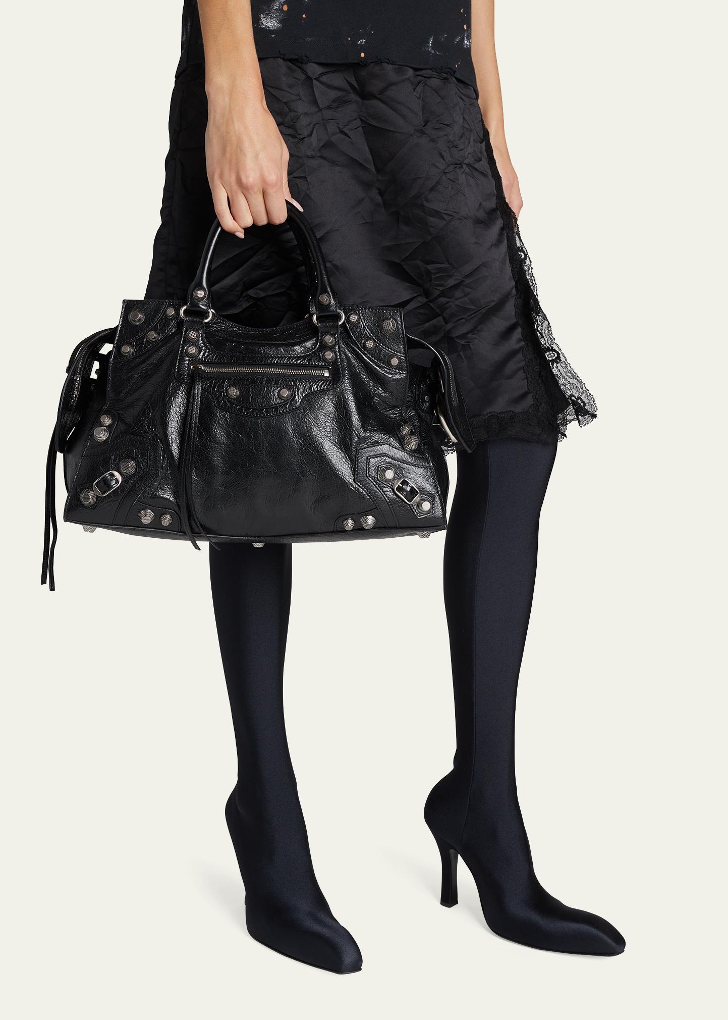 Balenciaga Neo Cagole City Lambskin Leather Tote Bag - Bergdorf