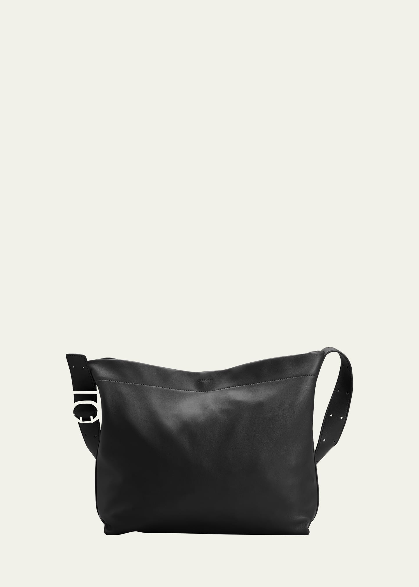 Jil Sander Sling Small Shopper Leather Shoulder Bag - Bergdorf Goodman