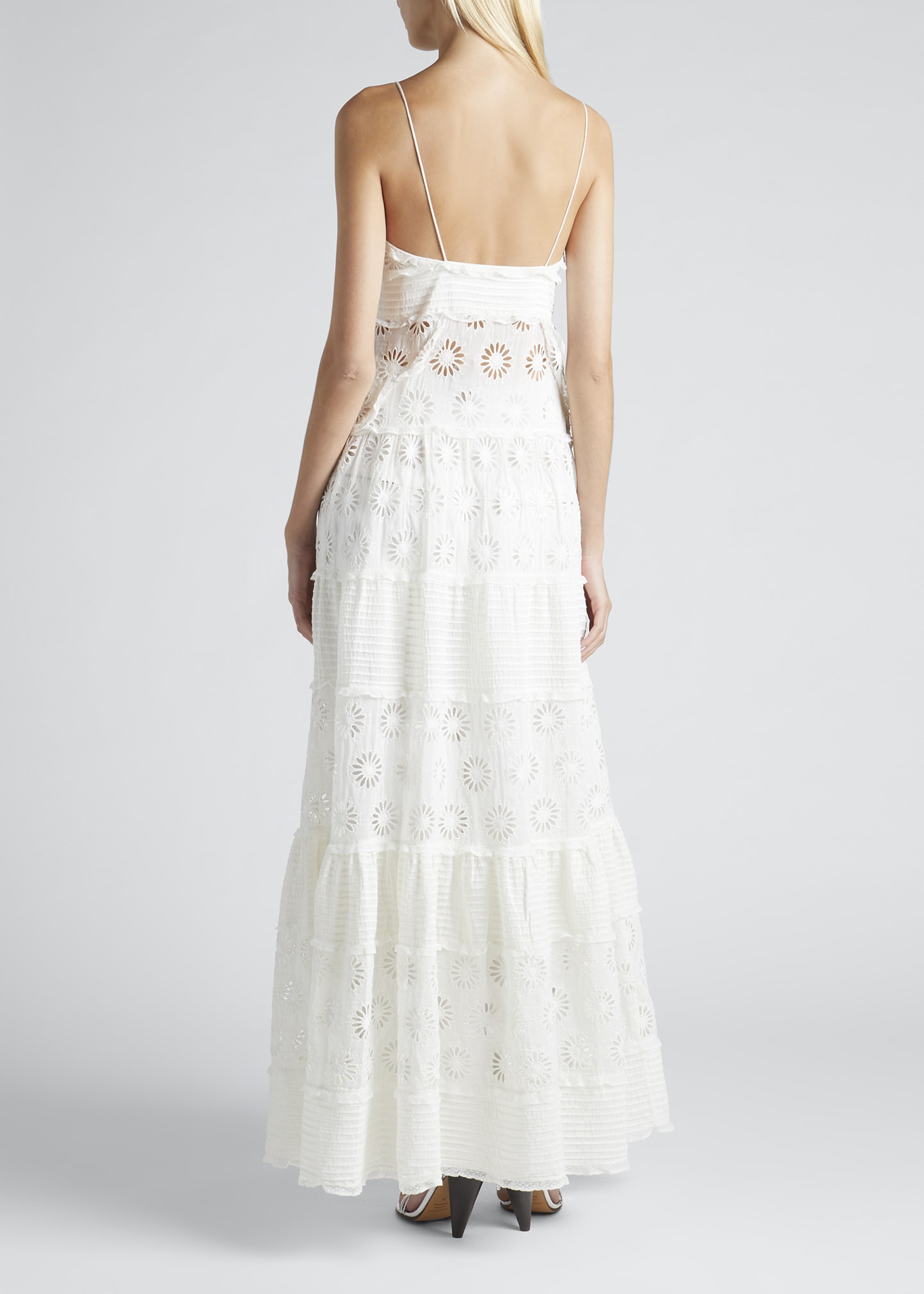chinese dress ladies Open Back Smocked Ruffle Tier Maxi Dress – Krush Kandy main image 0