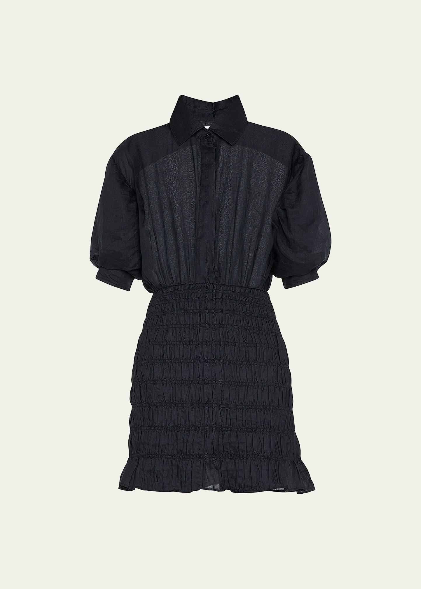 frame smocked shirt dress Frame Women's Smocked Shirt Dress