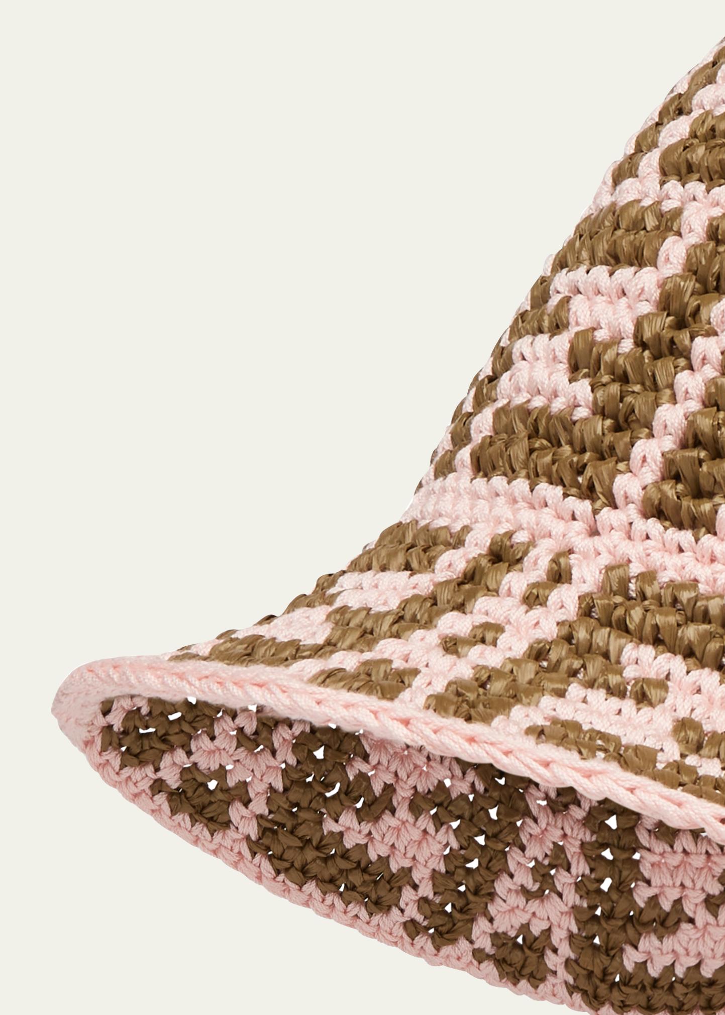 Fendi raffia bucket hat - purchased 2023 at Saks Lack of Color Wide-Brimmed Raffia Straw Bucket Hat | Saks  main image 4