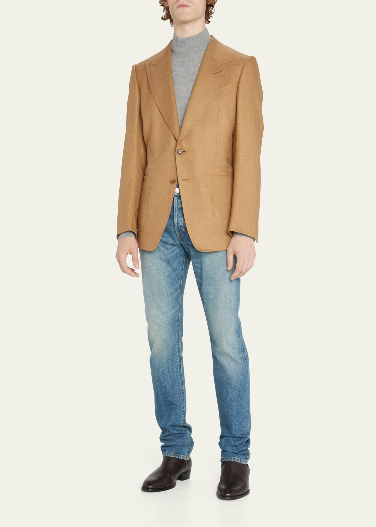 TOM FORD Men's Shelton Hopsack Sport Jacket - Bergdorf Goodman