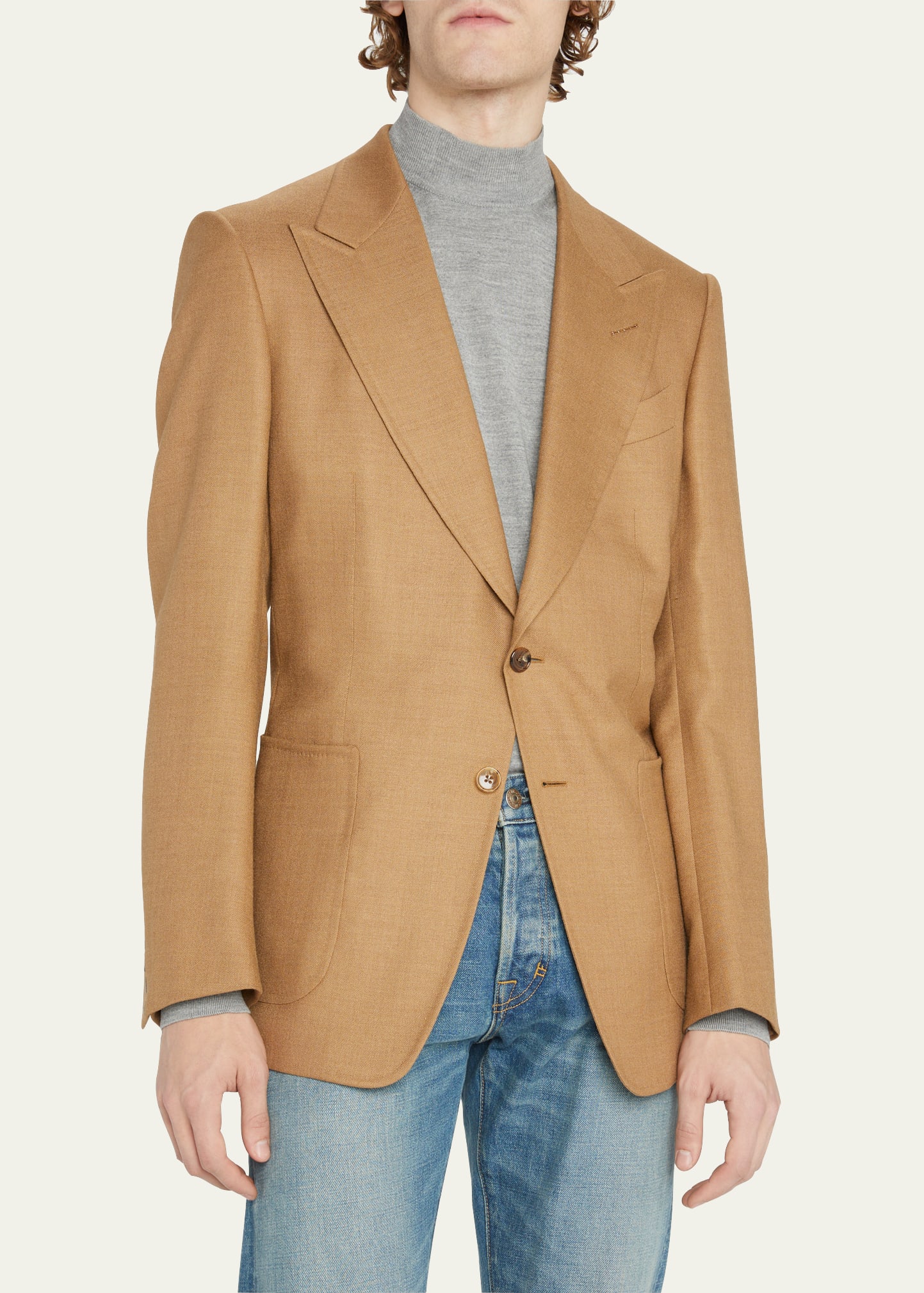 TOM FORD Men's Shelton Hopsack Sport Jacket - Bergdorf Goodman