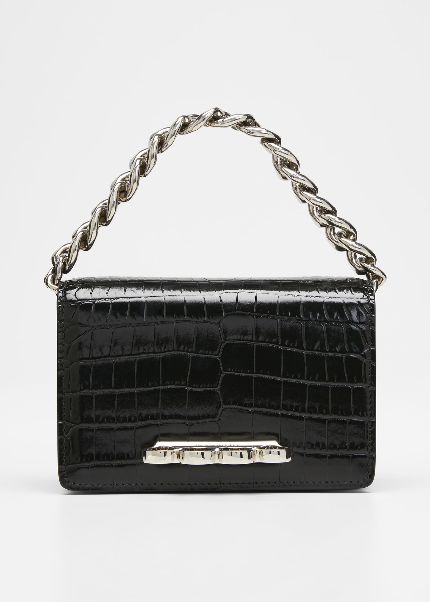 Alexander McQueen Men's Four-Ring Crossbody Bag - Bergdorf Goodman