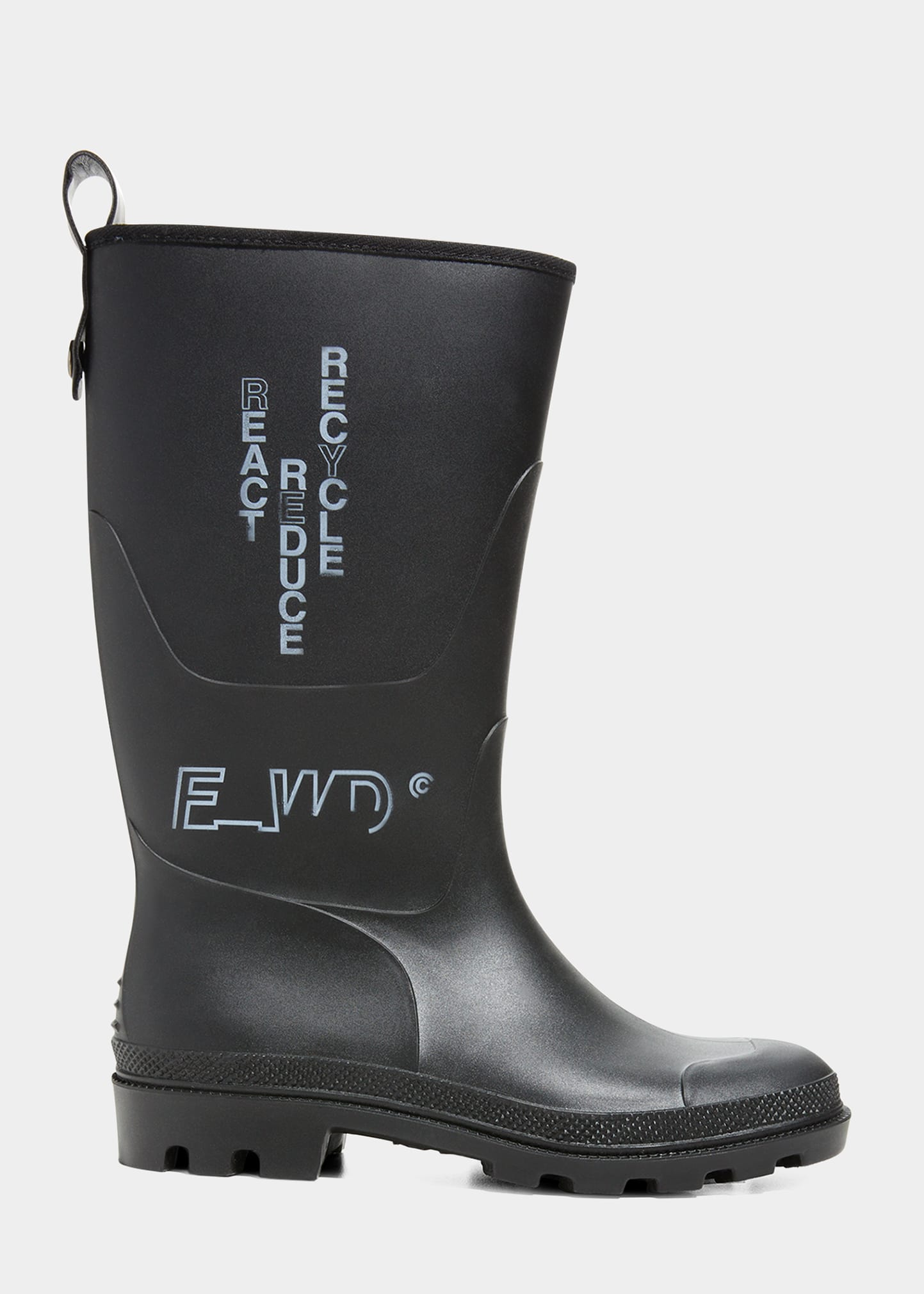 cerruti 1881 Wellies cream-brown printed lettering casual look Shoes High Boots Wellies 