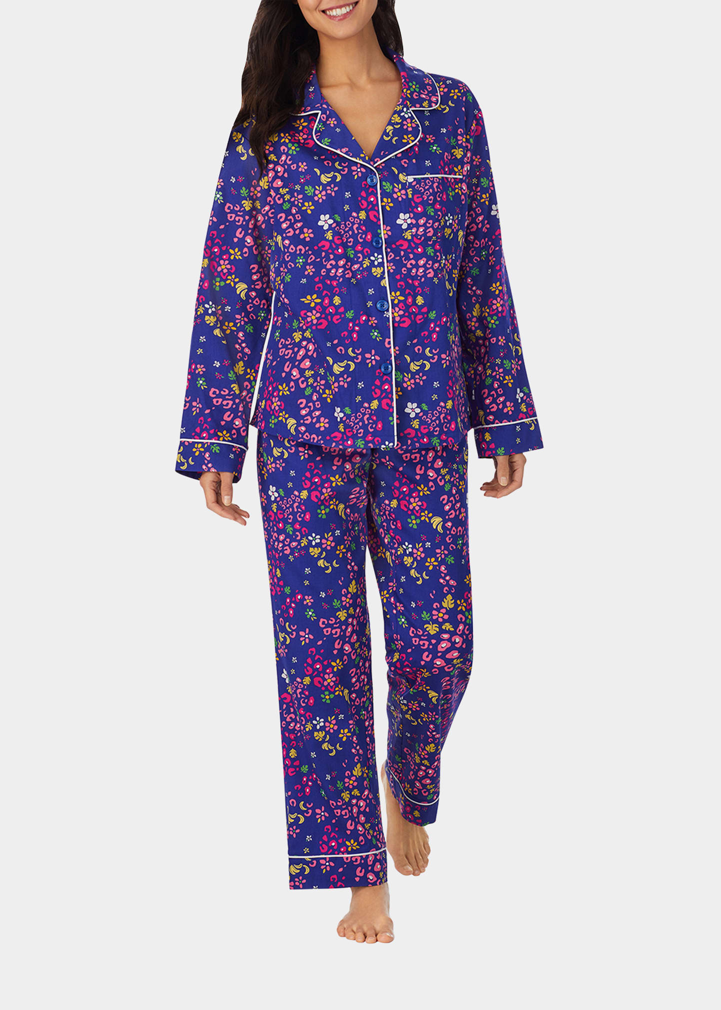 Womens Cotton Blend Pyjamas Ladies Short Sleeve Pjs Set lot Sleepwear Size 6-16 