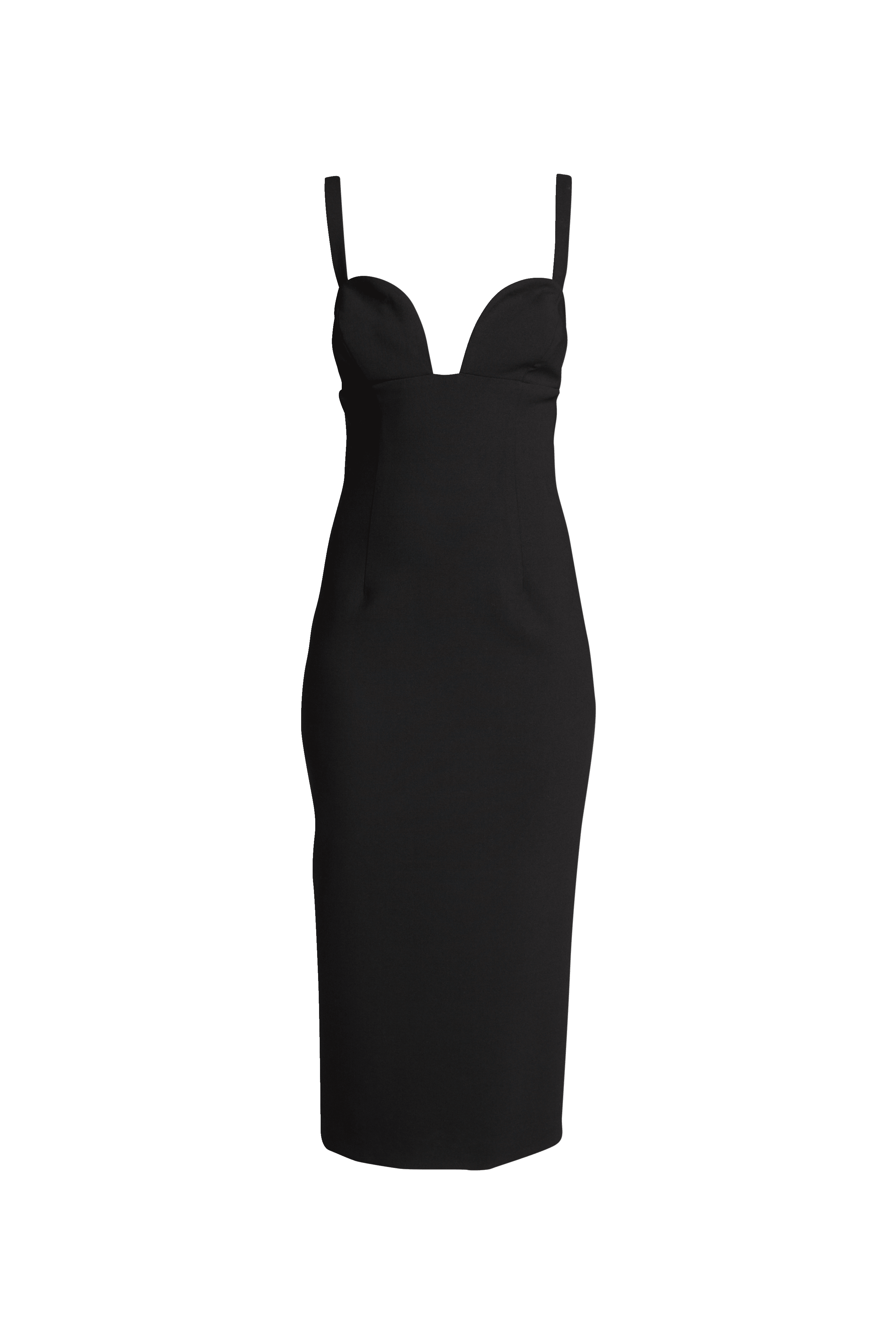 Proenza Schouler Sleeveless Barbell-Front Midi Dress - Bergdorf Goodman