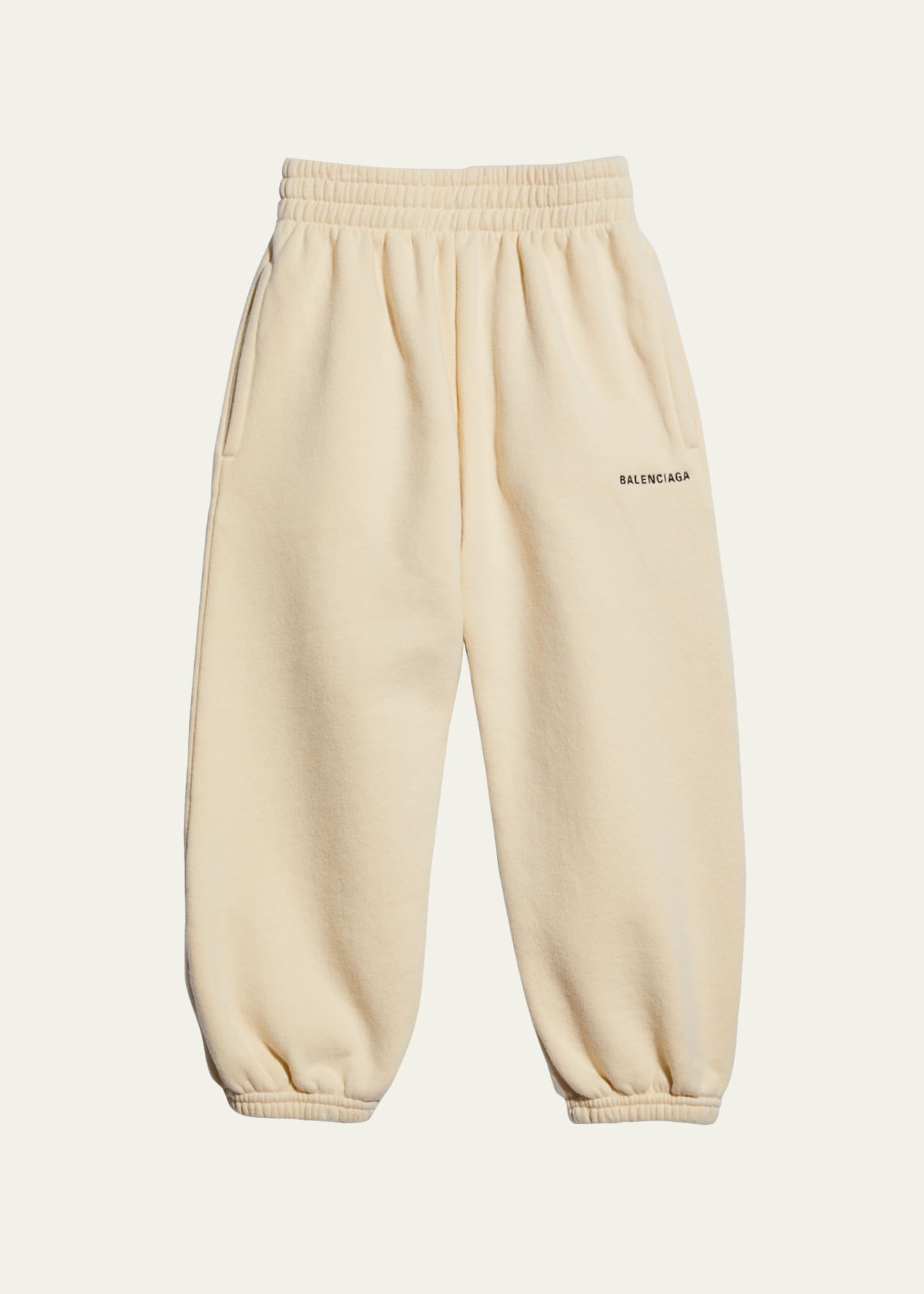 Balenciaga Kid's Logo Sweatpants, Size 2-10