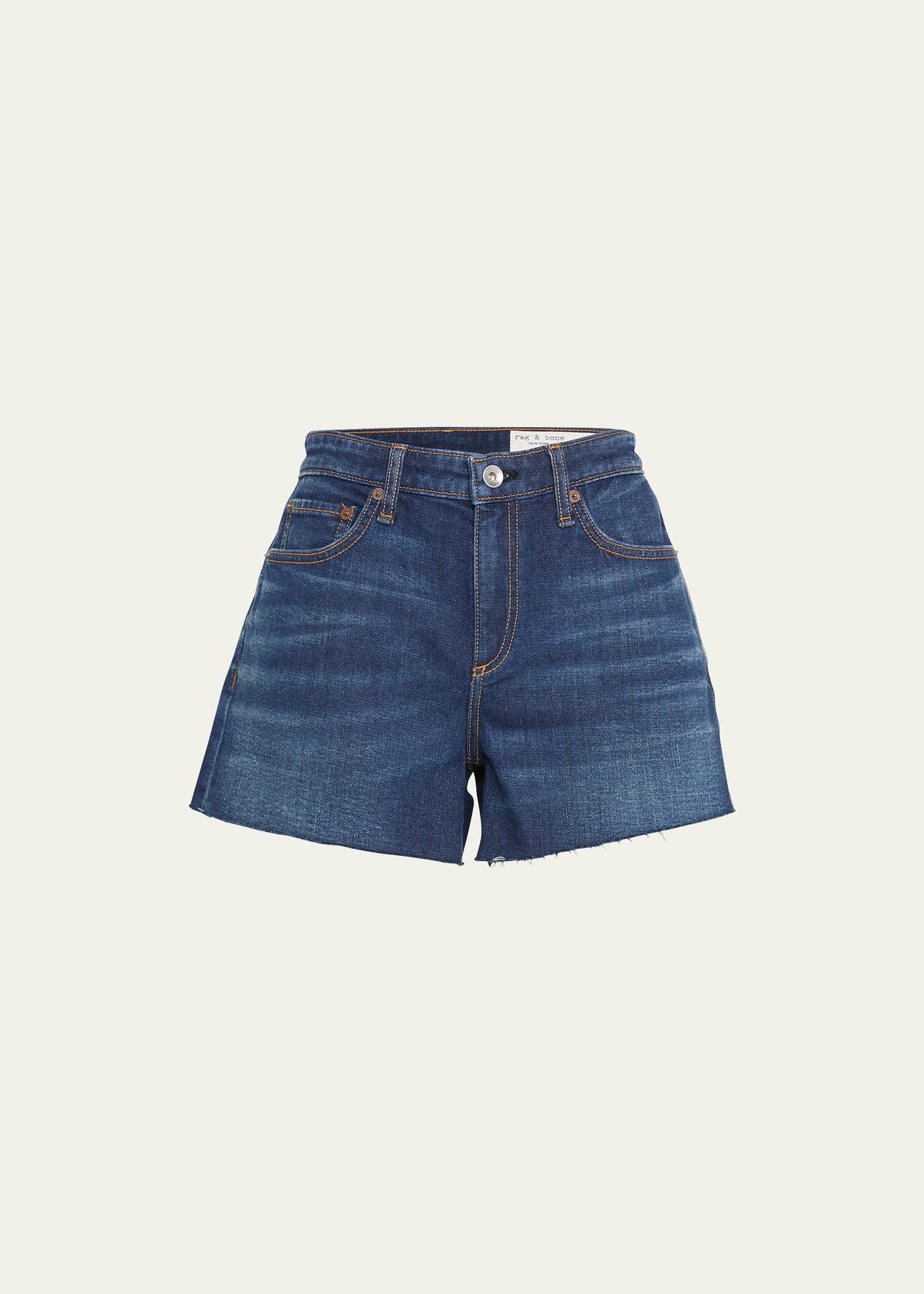 Rag Bone Dre Cut-Off Low Rise Stretch Denim Shorts Bergdorf