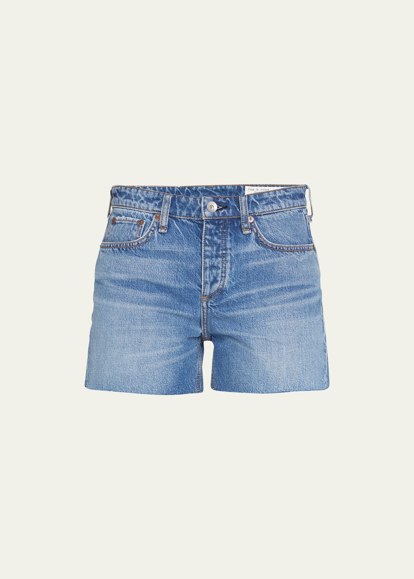 Rag Bone Dre Faded Cutoff Low-Rise Jean Shorts Bergdorf Goodman