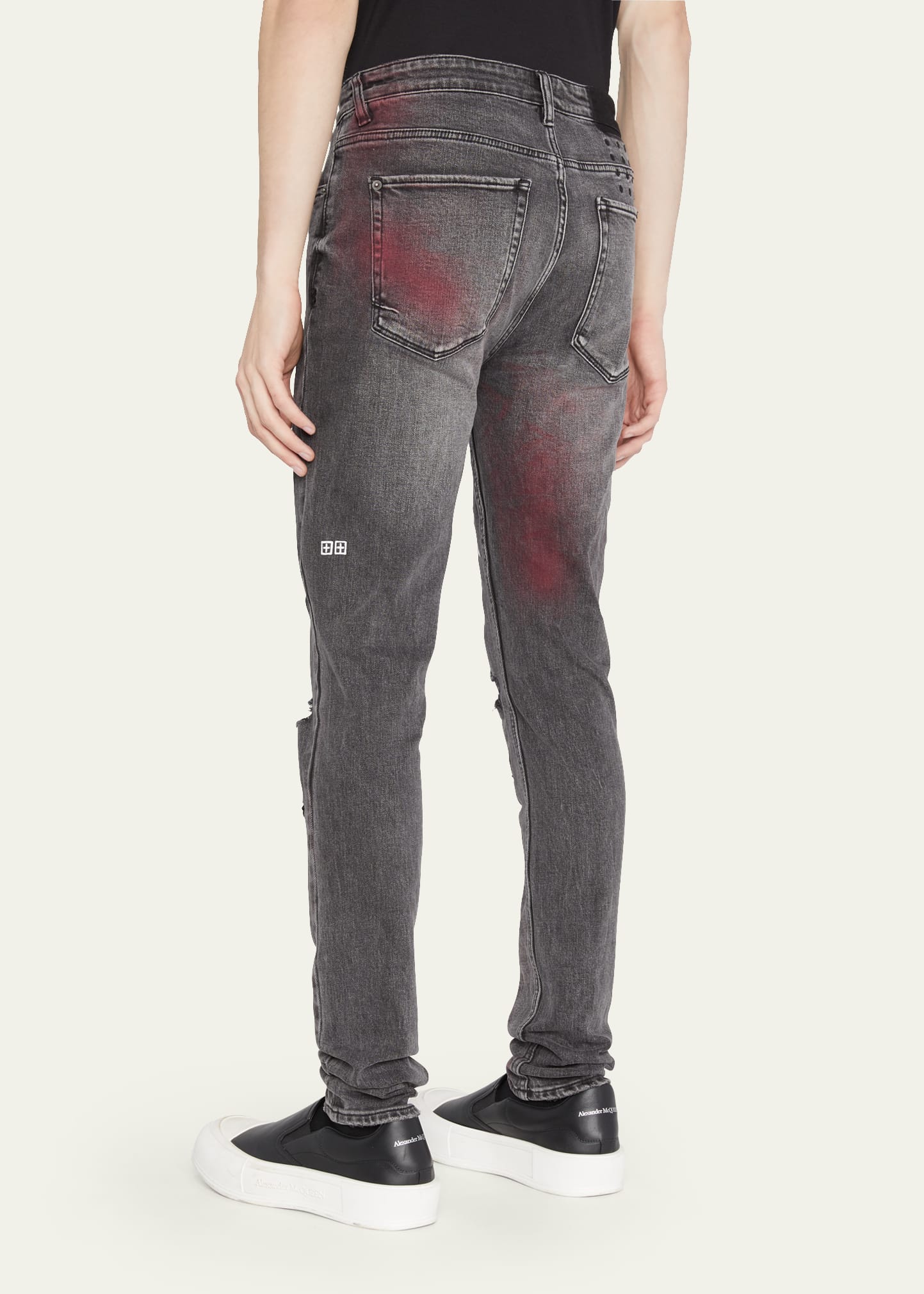 Ksubi Men's Van Winkle Dance Klub Graphic Skinny Jeans - Bergdorf