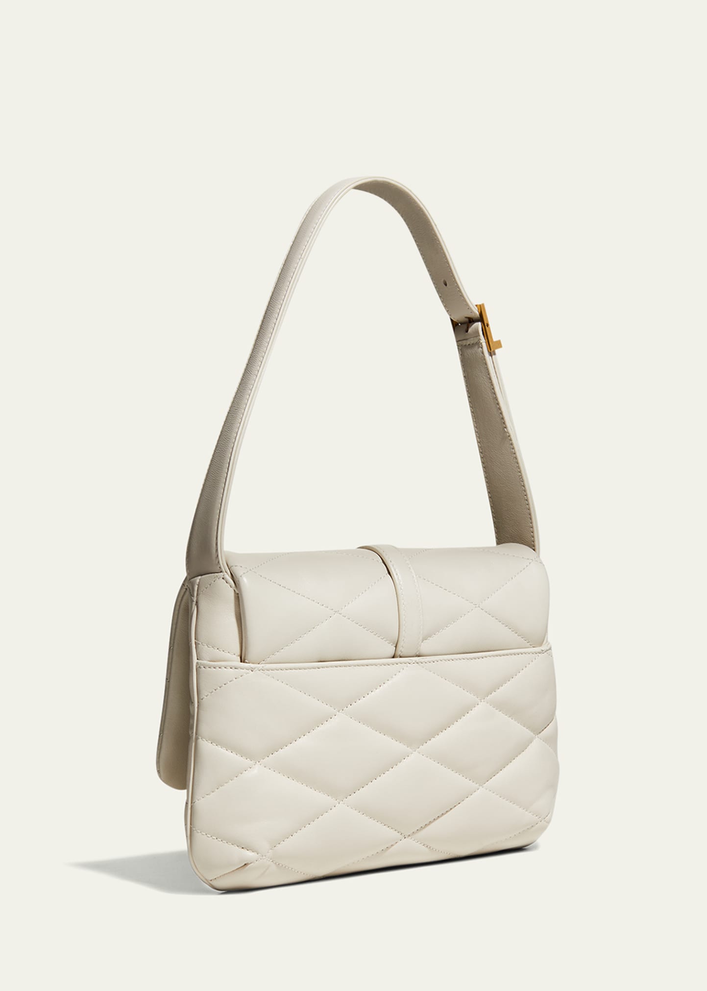 Saint Laurent Le 57 Flap YSL Shoulder Bag in Quilted Leather