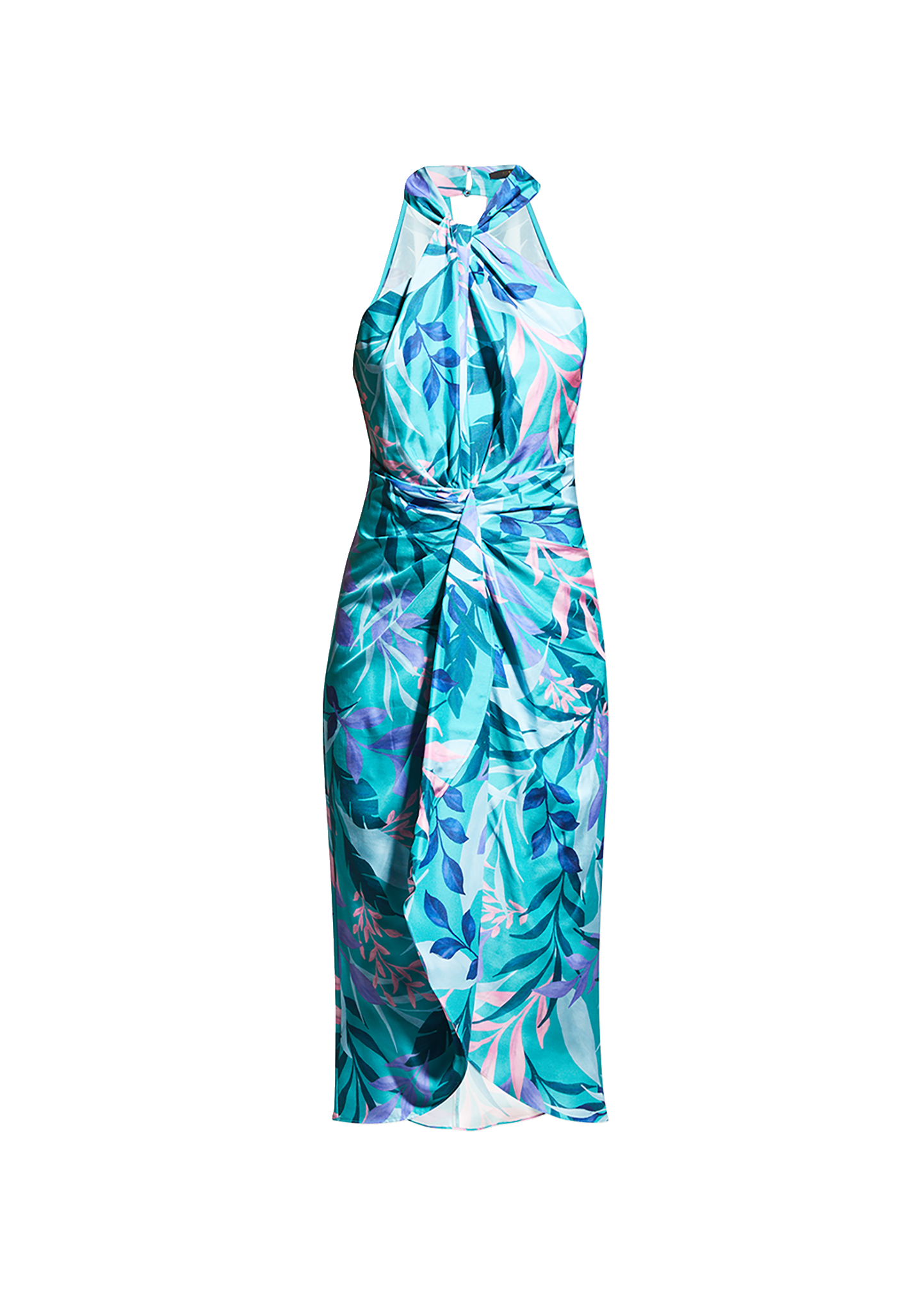 Camilla Memories of a Garden Tie-Front Long Silk Dress - Bergdorf Goodman