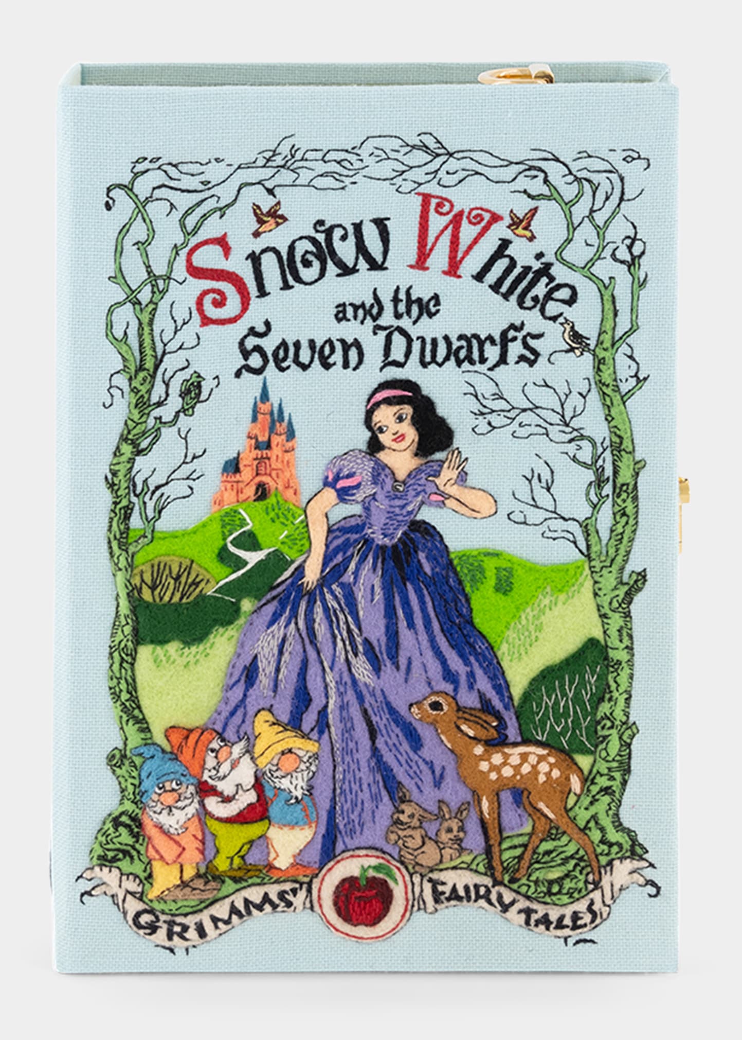 Olympia Le-Tan Snow White and the Seven Dwarfs Book Clutch Bag