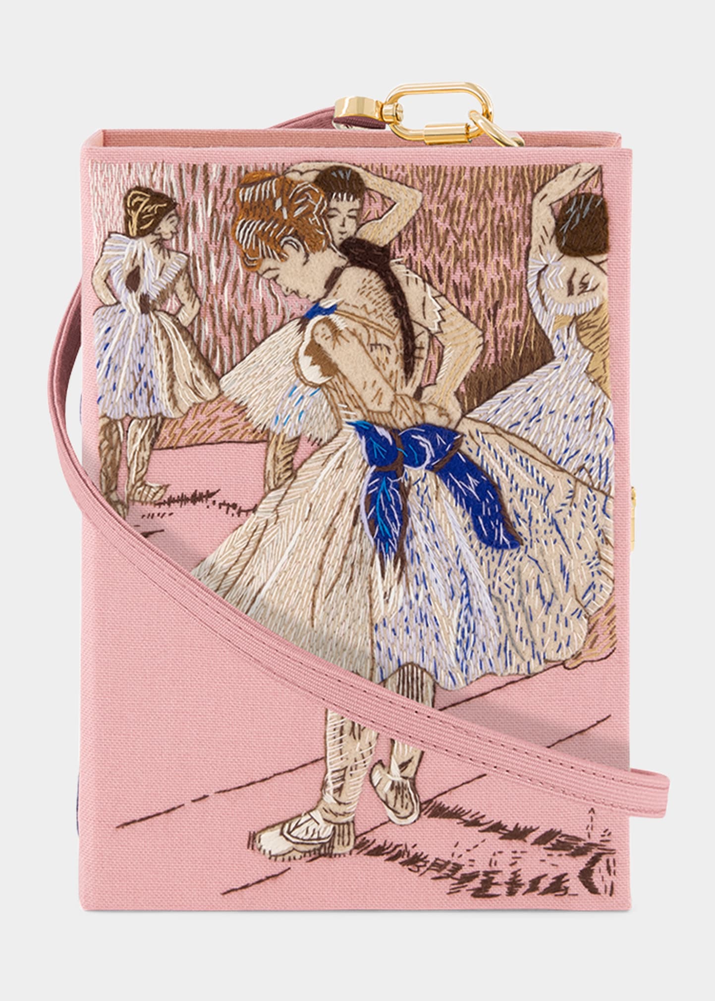 Olympia Le-Tan Edgar Degas's Ballerina Book Clutch Bag - Bergdorf