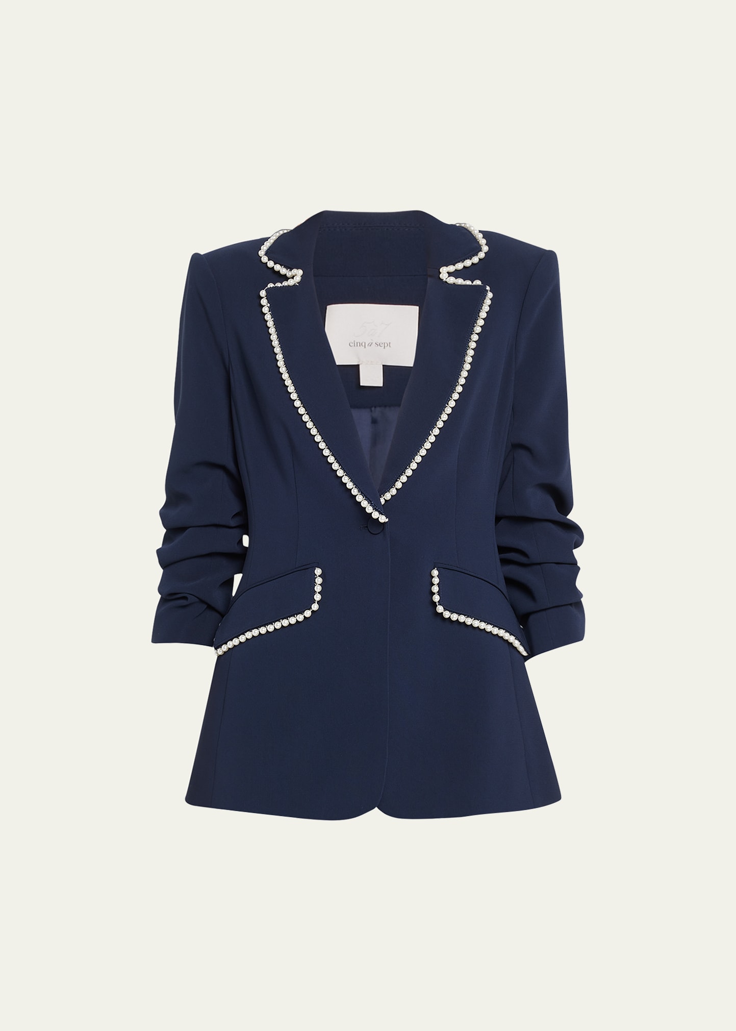 Cinq a Sept Karlie Tailored Crepe Blazer - Bergdorf Goodman