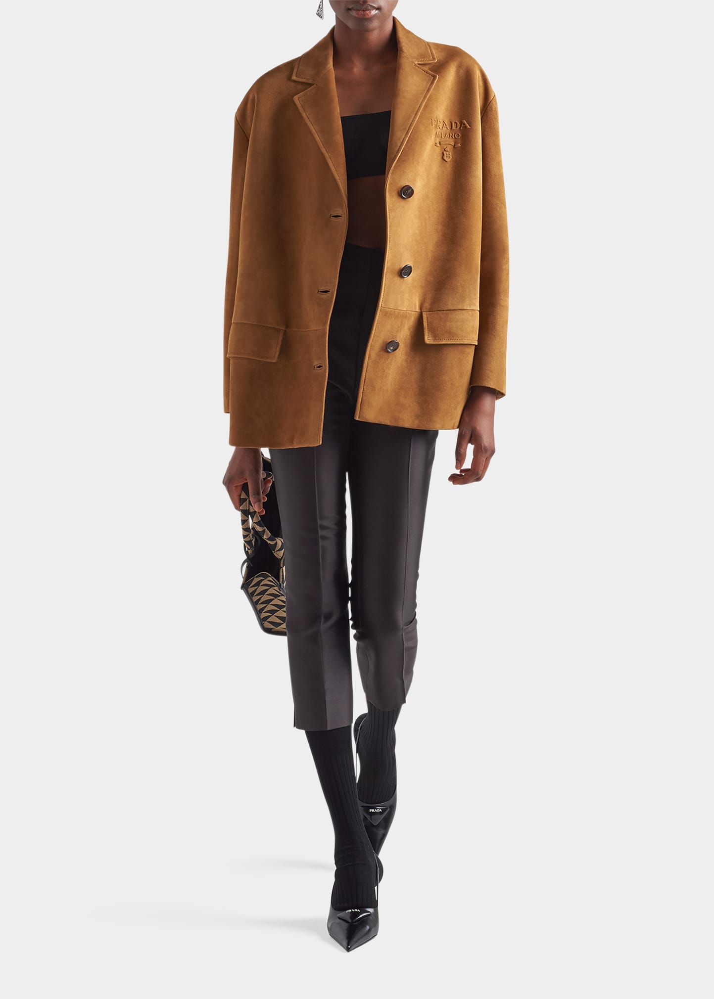 ジャケット・アウター Prada Boa Knit Jacket size38 Prada Boa Knit Jacket size 38