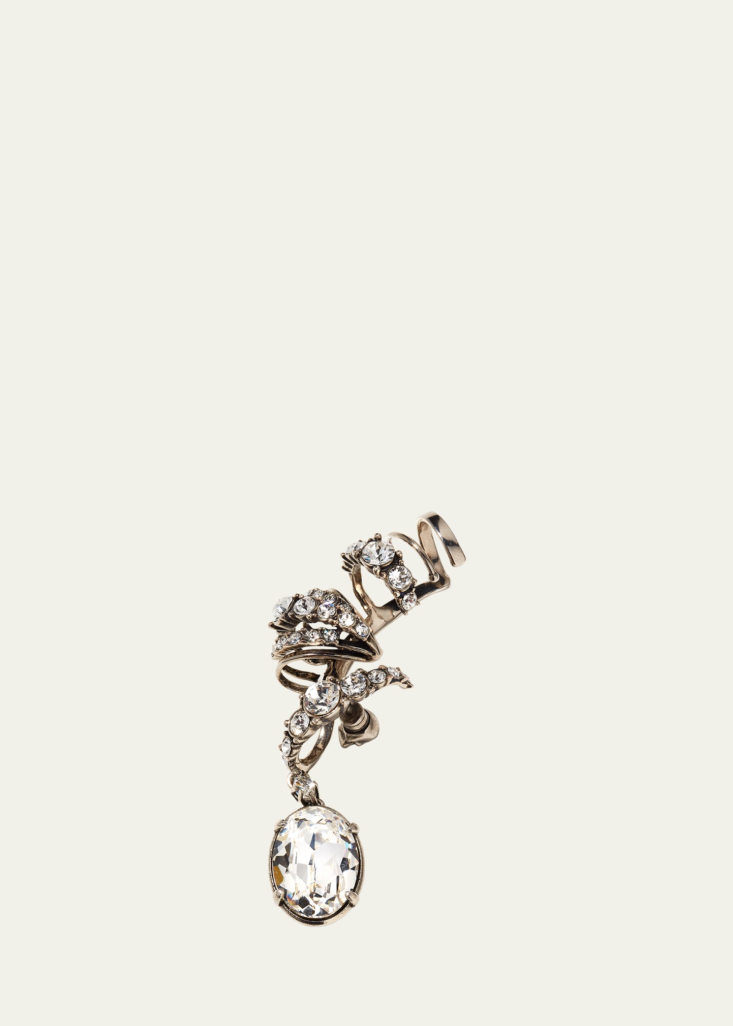 Alexander McQueen Drop Jewel Ear Cuff, Single - Bergdorf Goodman