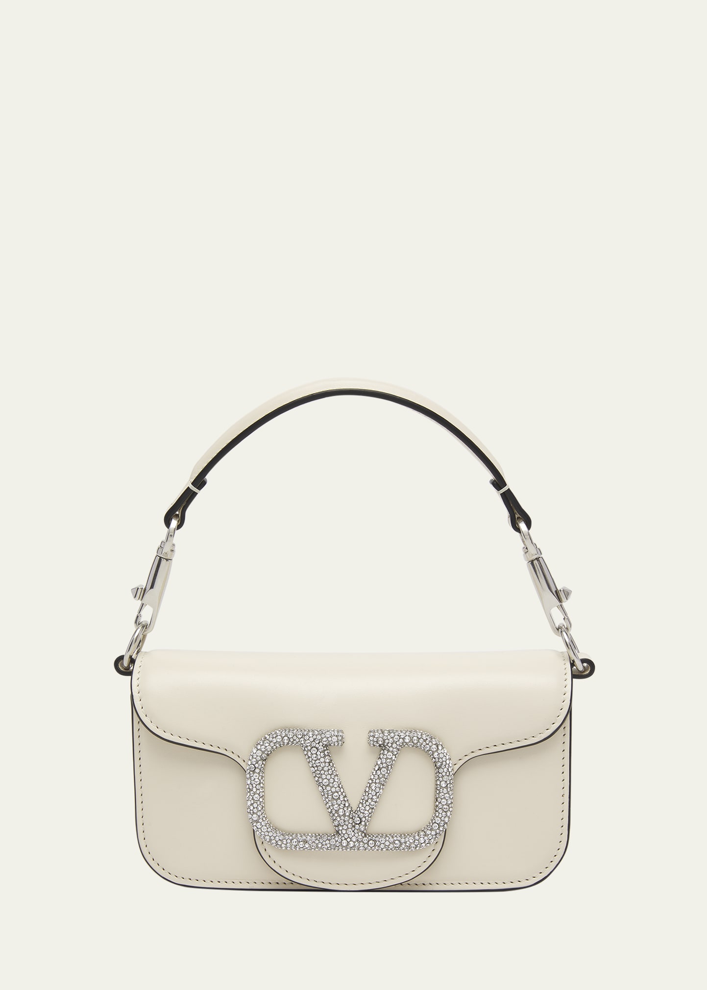 【VALENTINO】VLOGO SMALL SHOULDER BAG VALENTINO GARAVANI VLOGO mini textured-leather shoulder bag