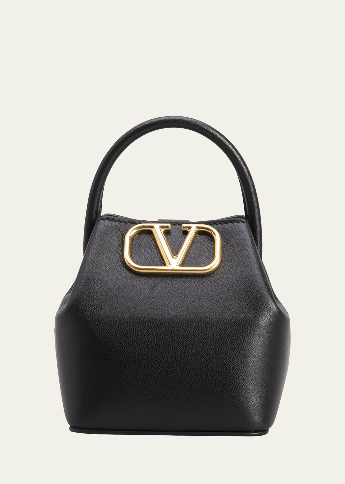Valentino Garavani VLogo Lambskin Leather Shoulder Bag - Bergdorf