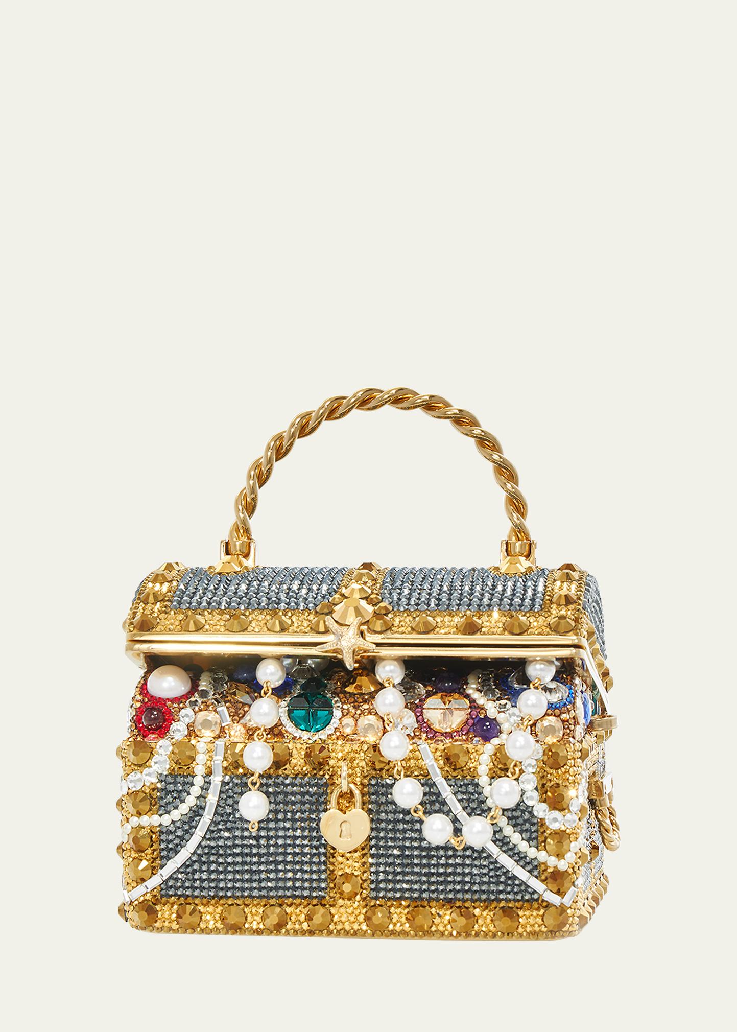 Judith Leiber Couture Treasure Chest Crystal Minaudiere - Bergdorf 