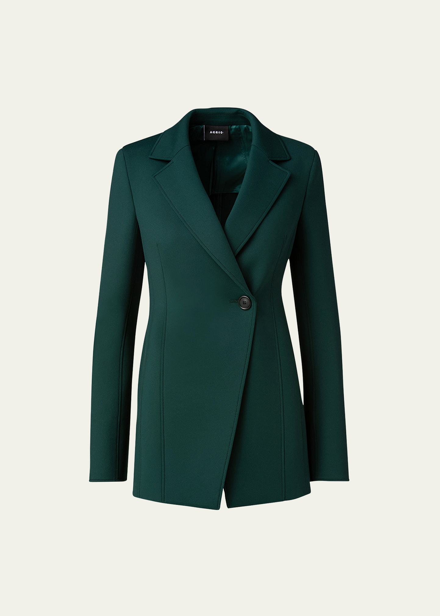 Akris Flared Techno Neoprene Cutaway Jacket