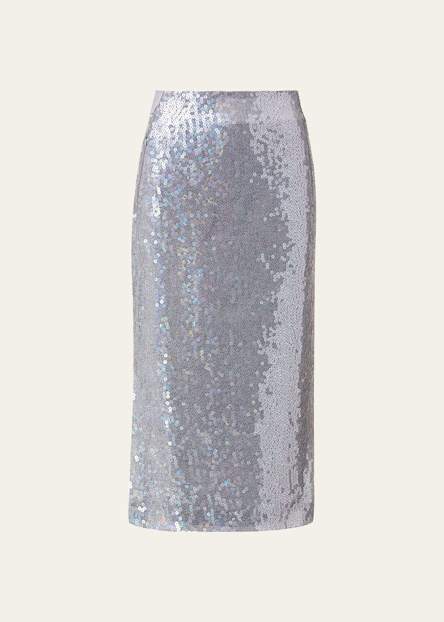 Akris Sequin Knee-Length Pencil Skirt