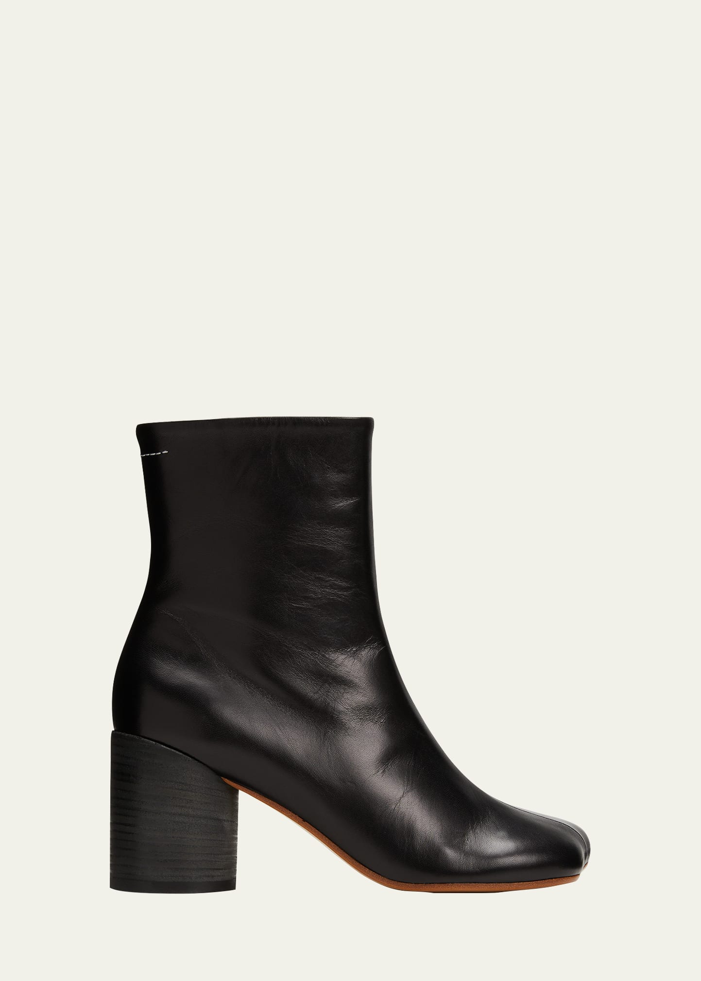 MM6 Maison Margiela Anatomic Leather Zip Booties - Bergdorf Goodman