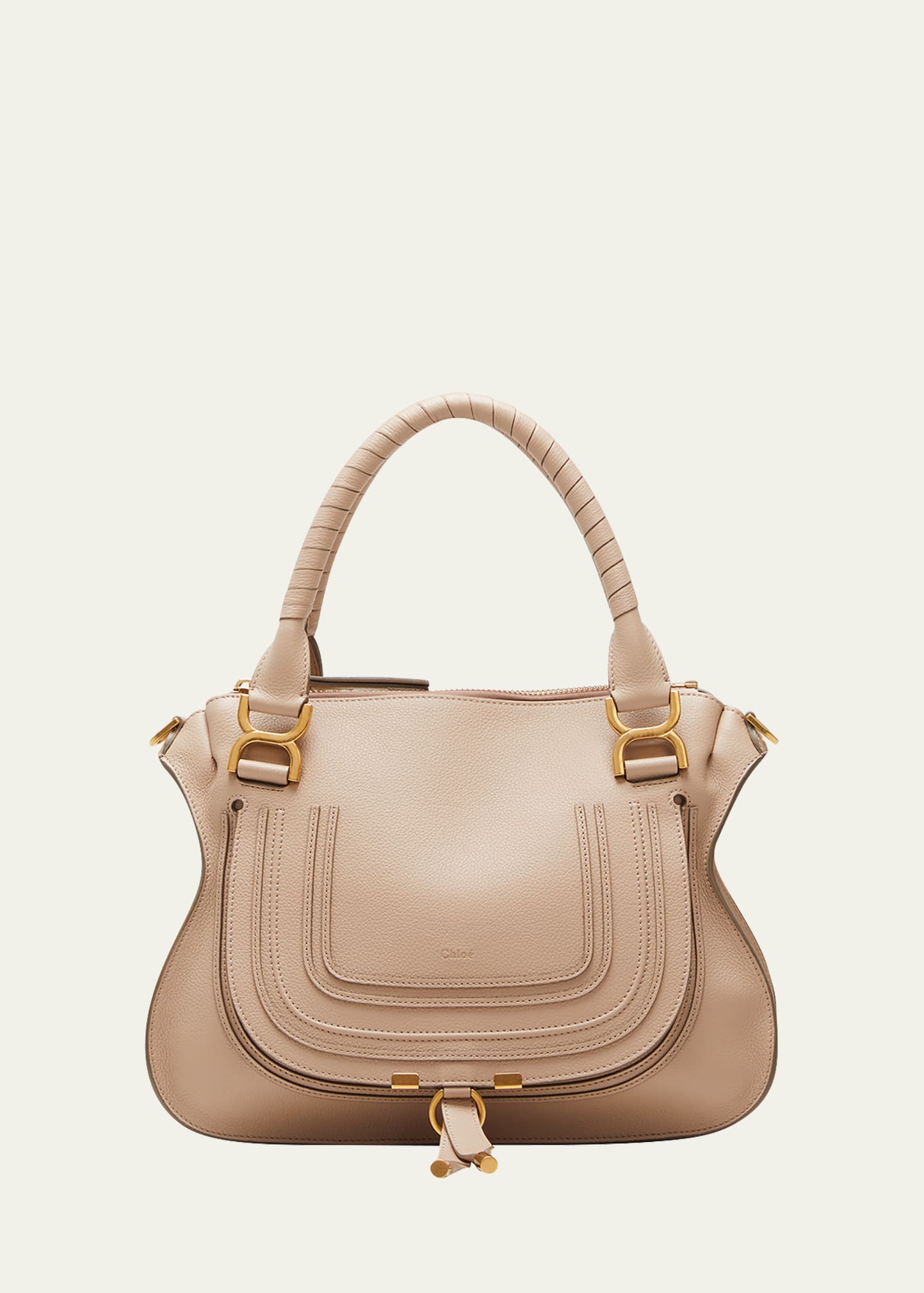 Shop Chloé Medium Marcie Leather Satchel