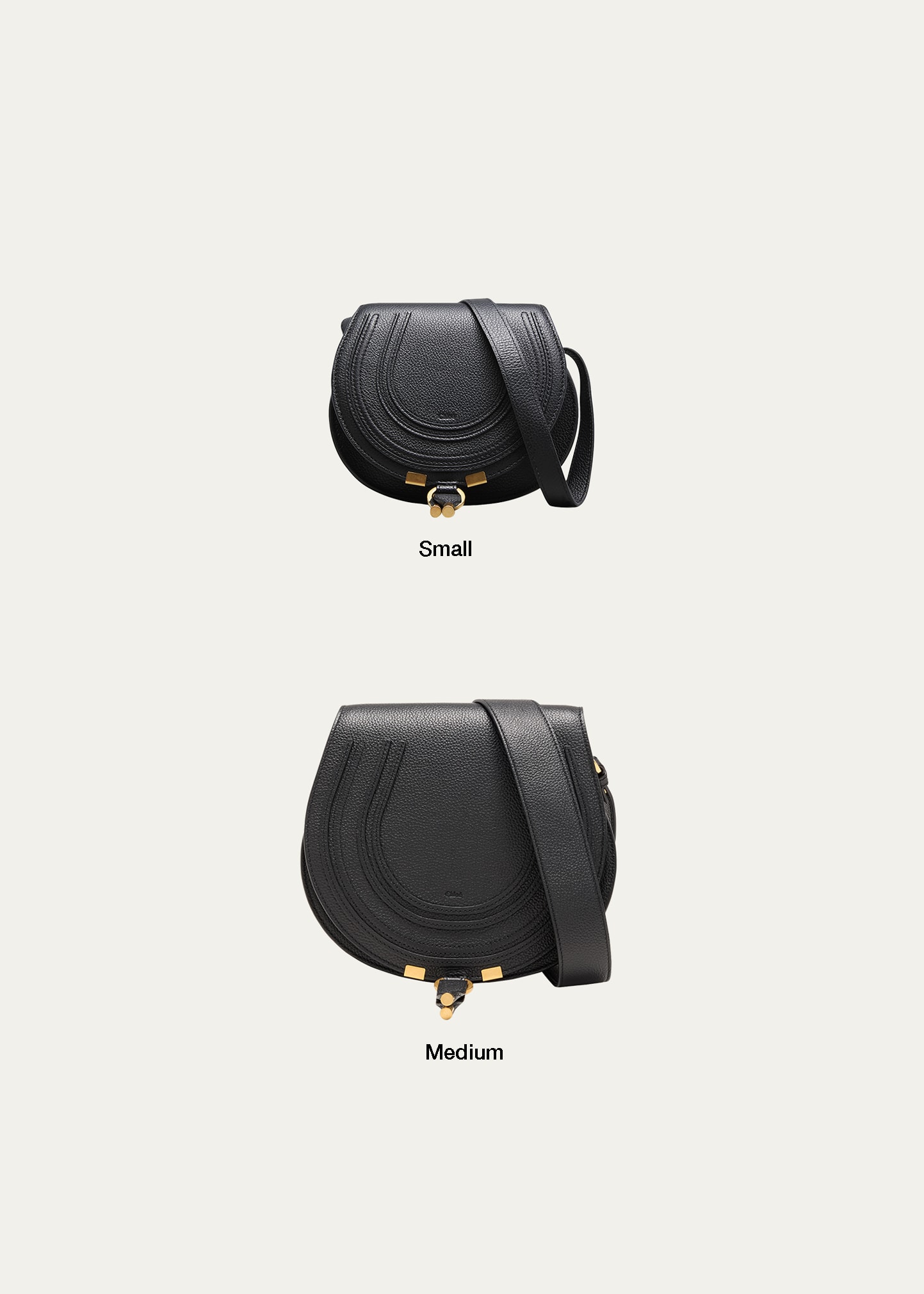 Chloe Marcie Small Crossbody Bag in Grained Calfskin - Bergdorf