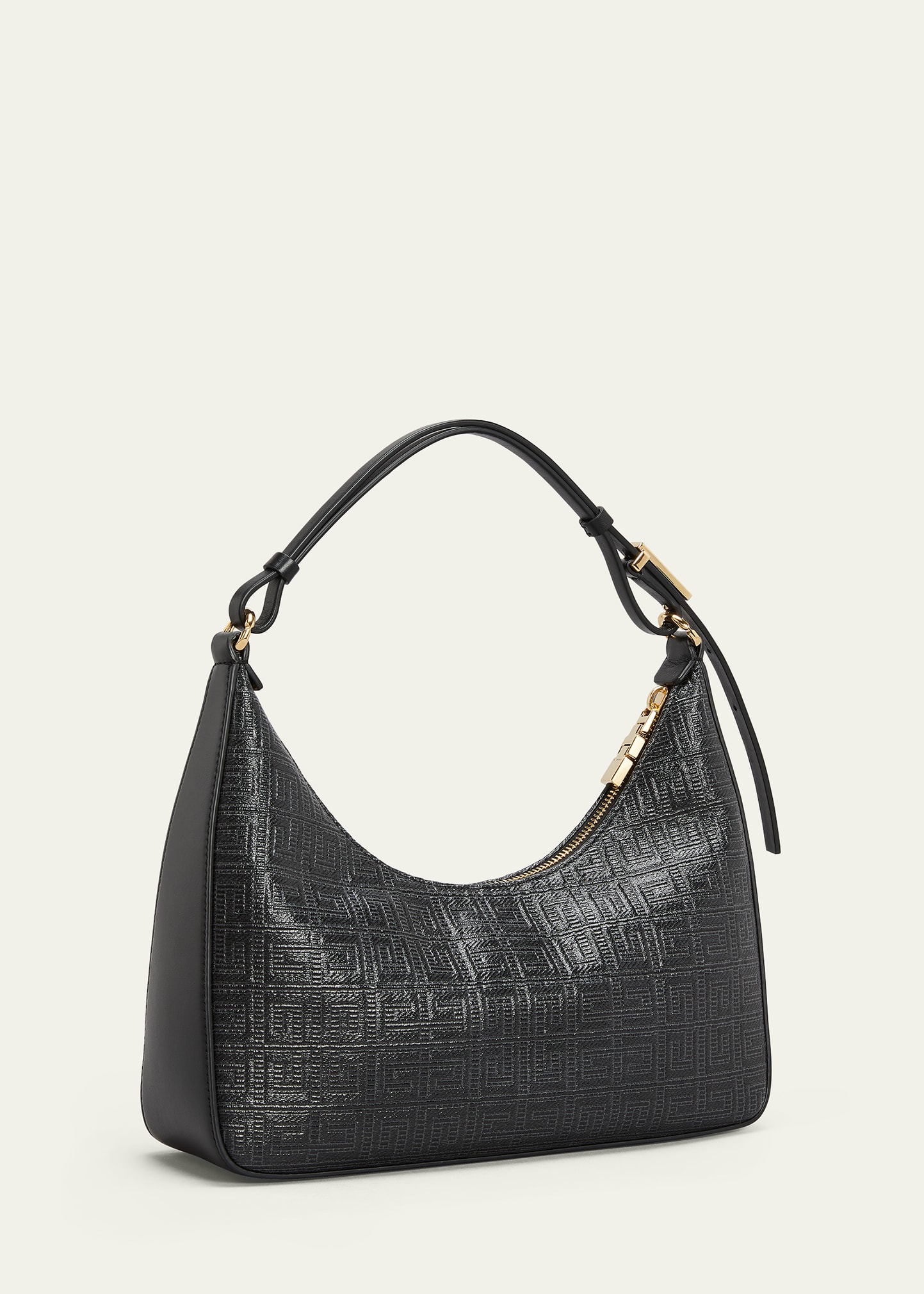 Givenchy Moon Cut Out Small Shoulder Bag in 4G Logo Coated Canvas