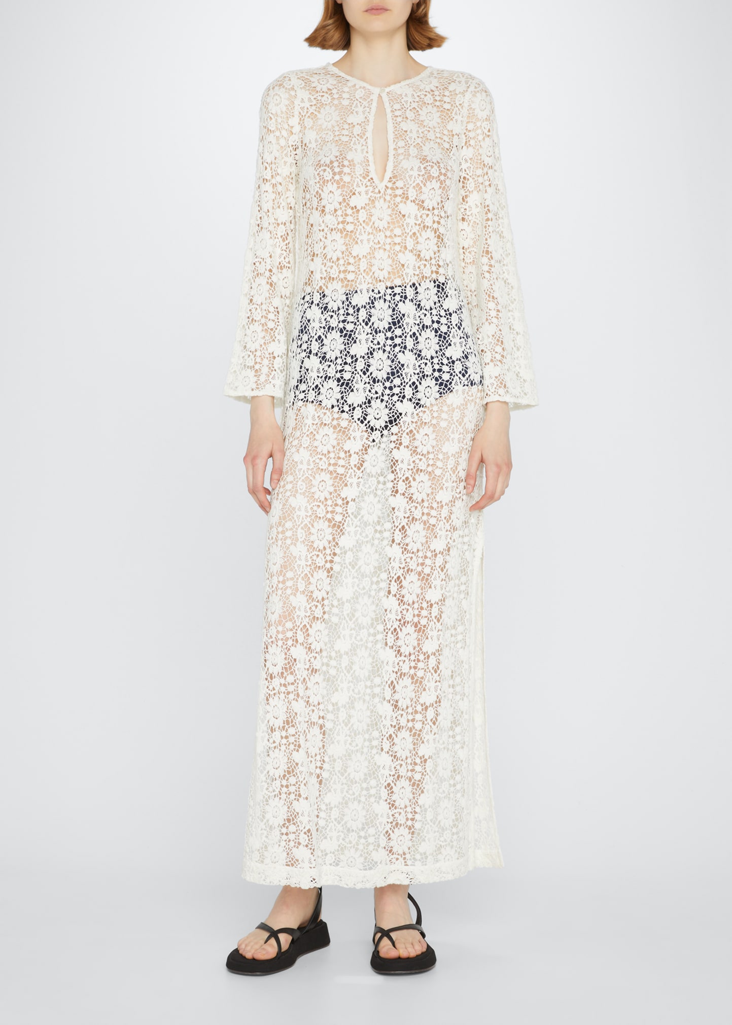 Nili Lotan Della Floral Lace Maxi Dress - Bergdorf Goodman
