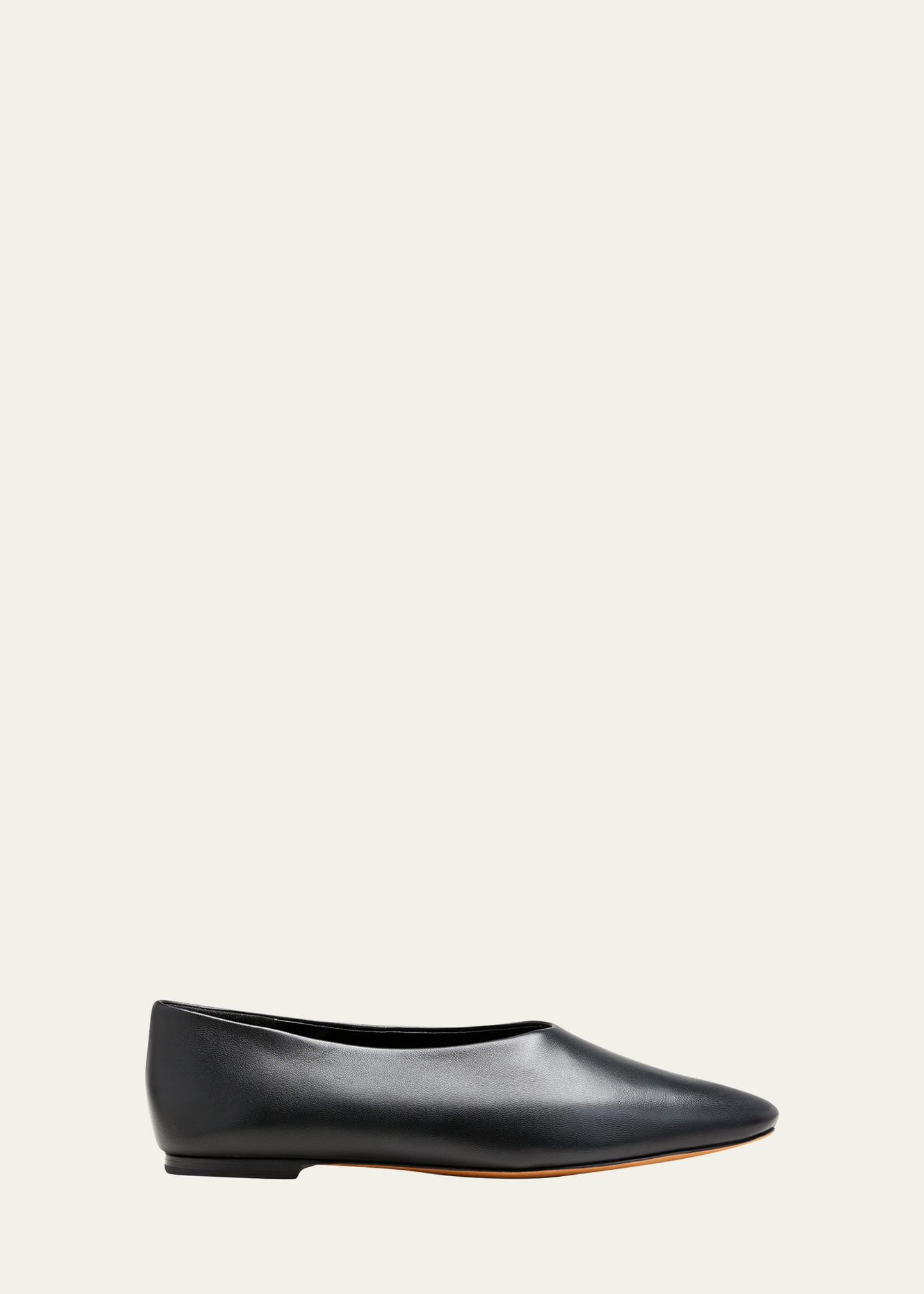 vince behati leather flat