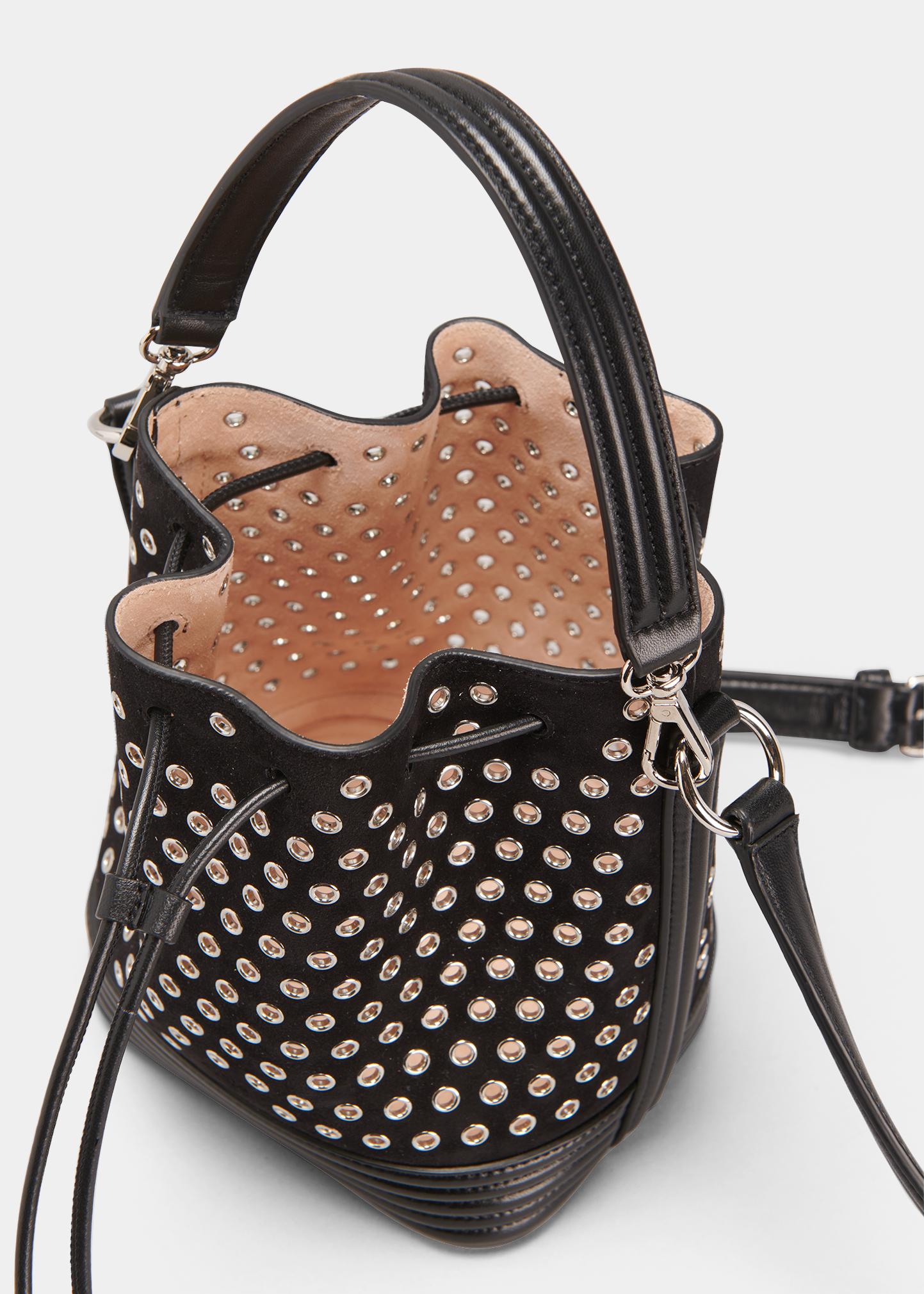 ALAIA Le Seau Small Grommet Bucket Bag - Bergdorf Goodman