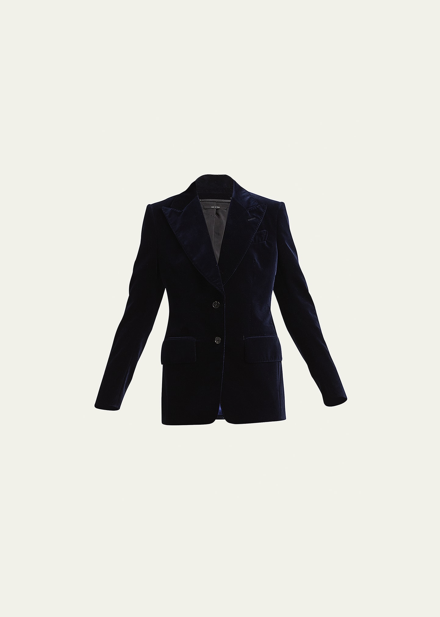 TOM FORD Velvet Single-Breasted Blazer - Bergdorf Goodman