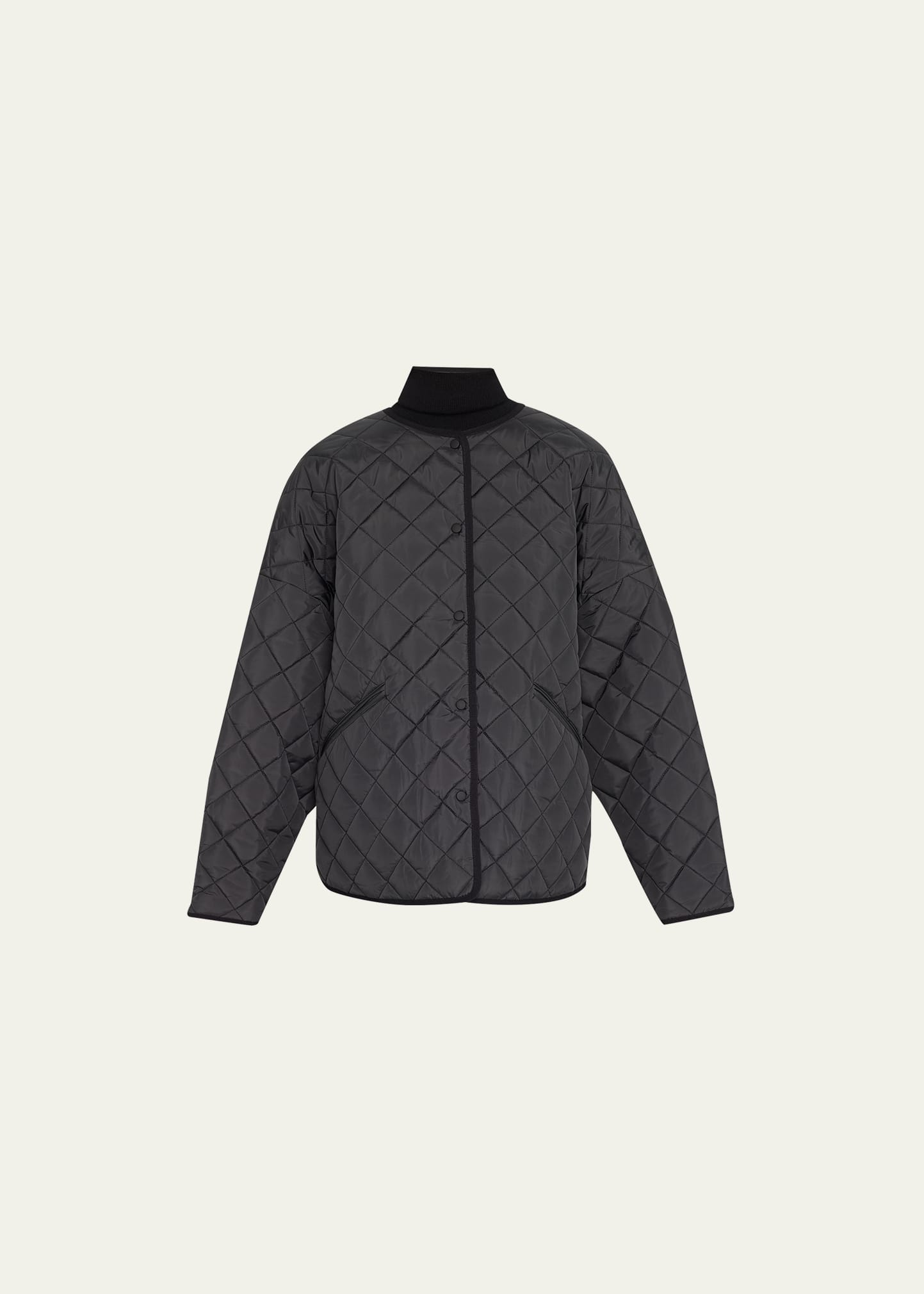 Toteme Water-Resistant Quilted Oversize Jacket - Bergdorf Goodman