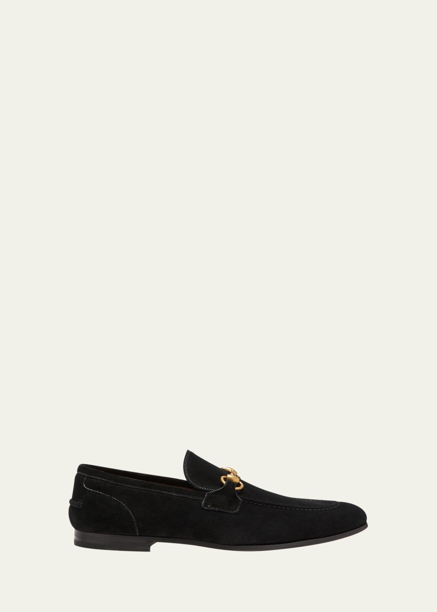 Borgesi Men’s Black Suede Bit Loafers DillonBit_BlackSuede_Angle+  main image 2