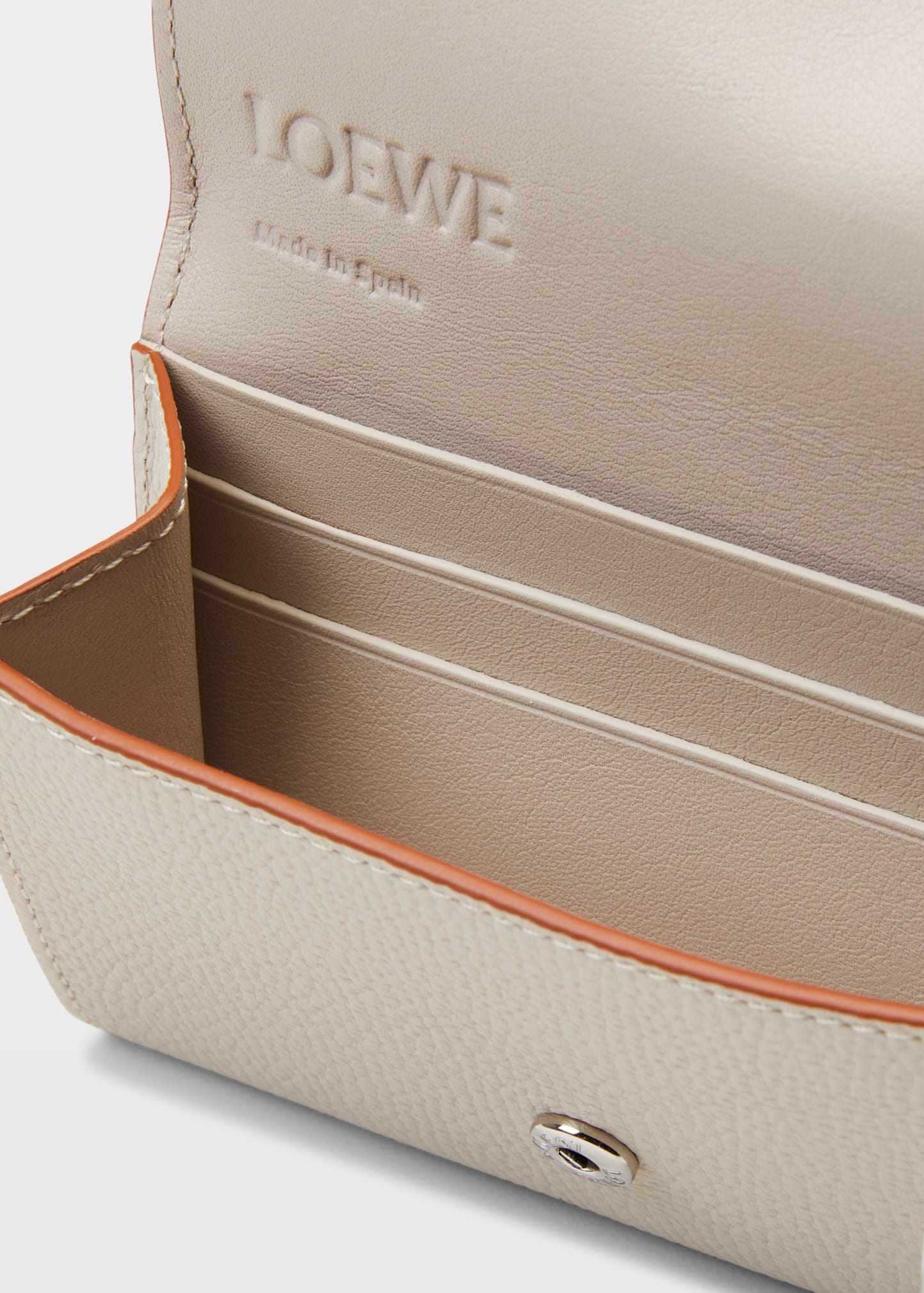 Loewe Anagram Small Leather Wallet on Chain - Bergdorf Goodman