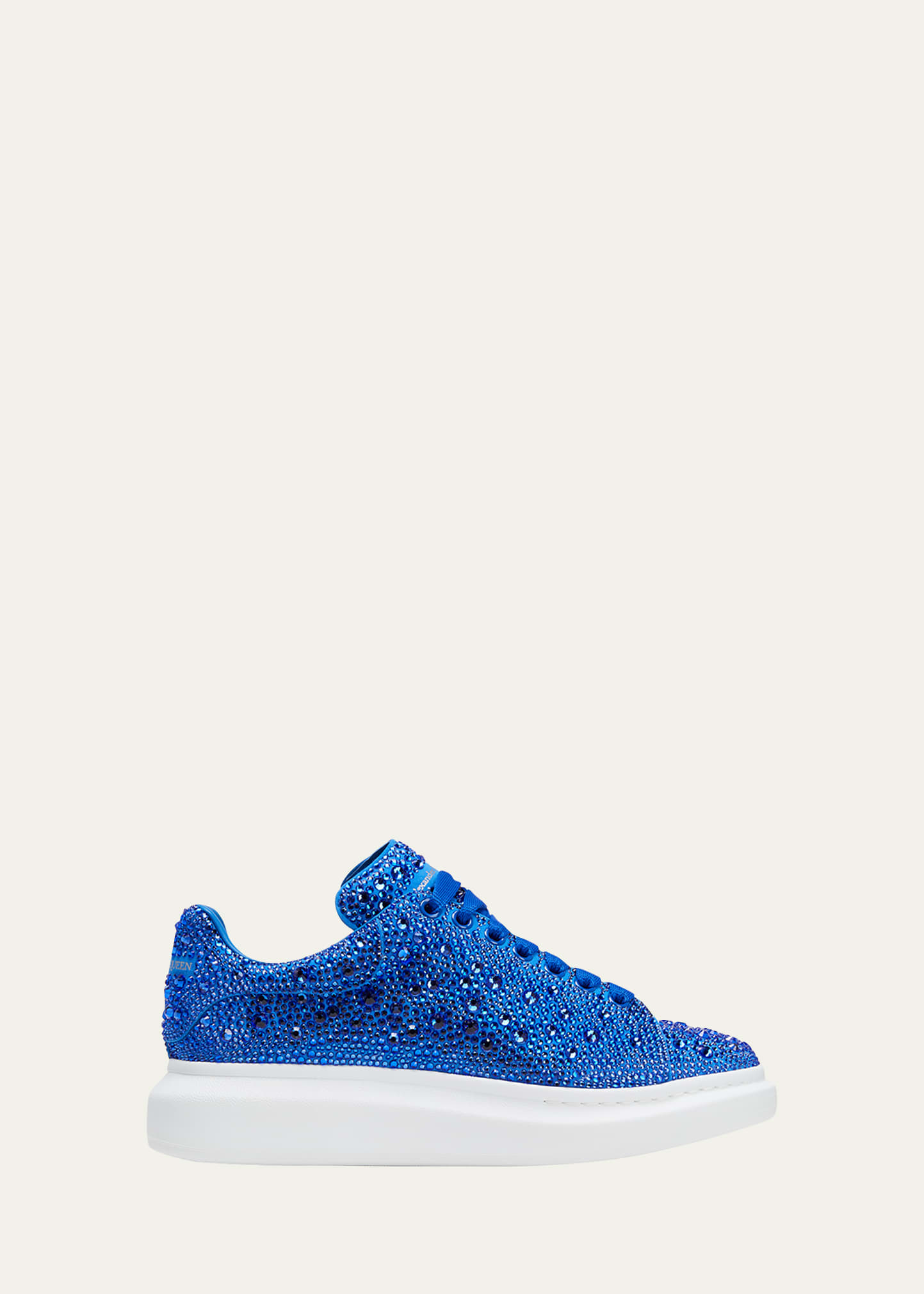 Alexander McQueen Women's Oversized Crystal Low Top Sneakers